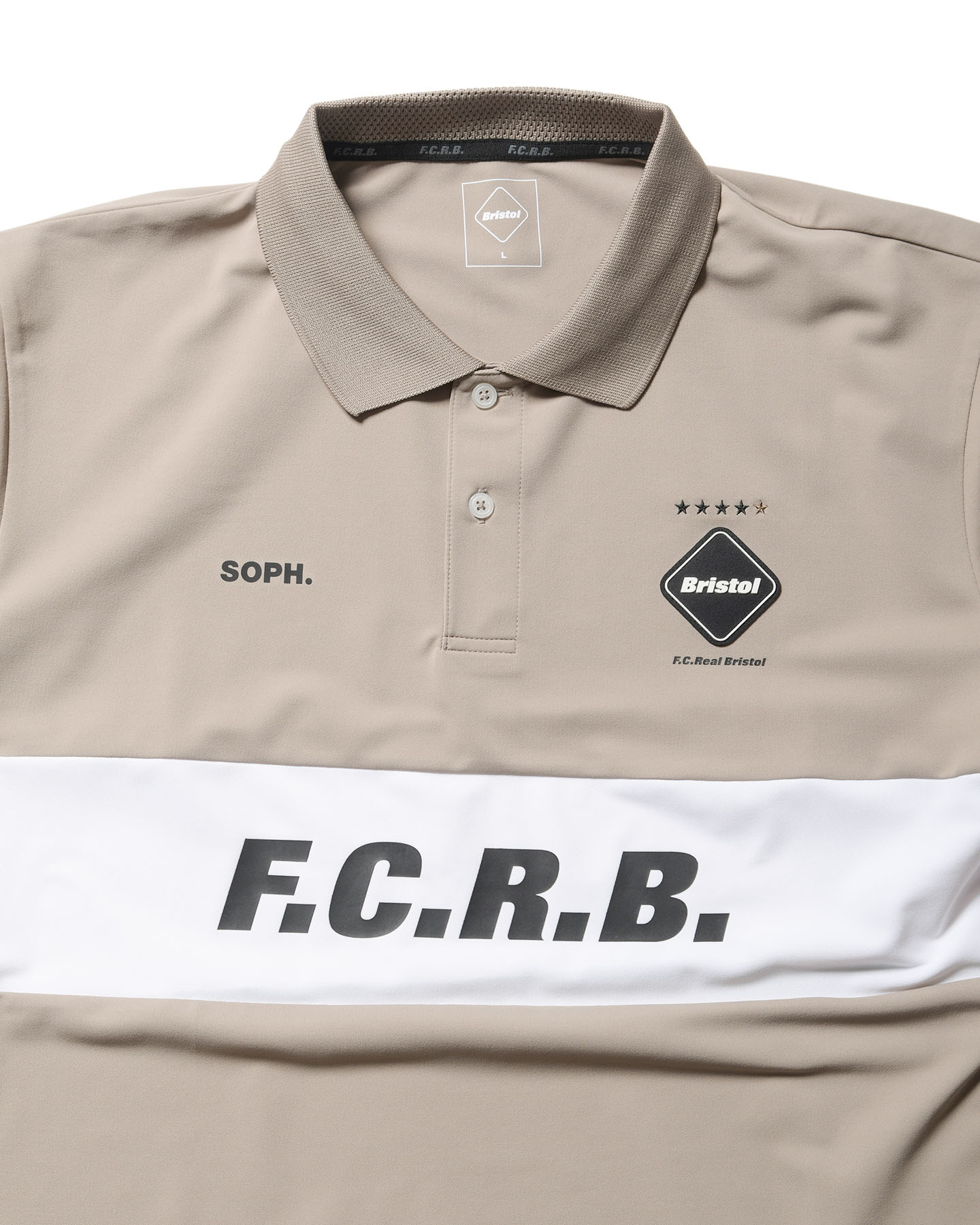 L FCRB 23SS S/S TEAM POLO ベージュ ポロシャツ | www.ofa.sg