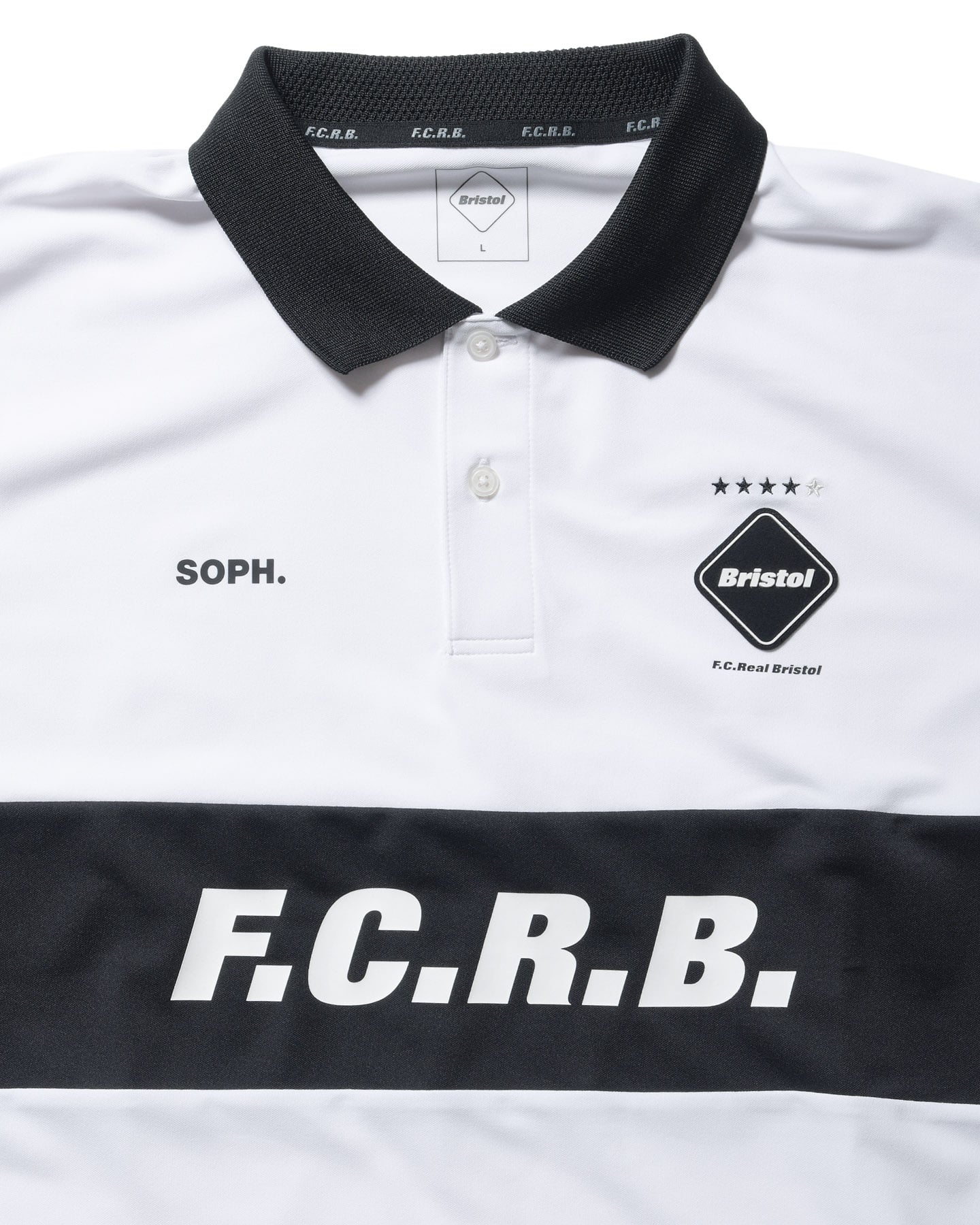 23ss】F.C.Real Bristol S/S TEAM POLO M-