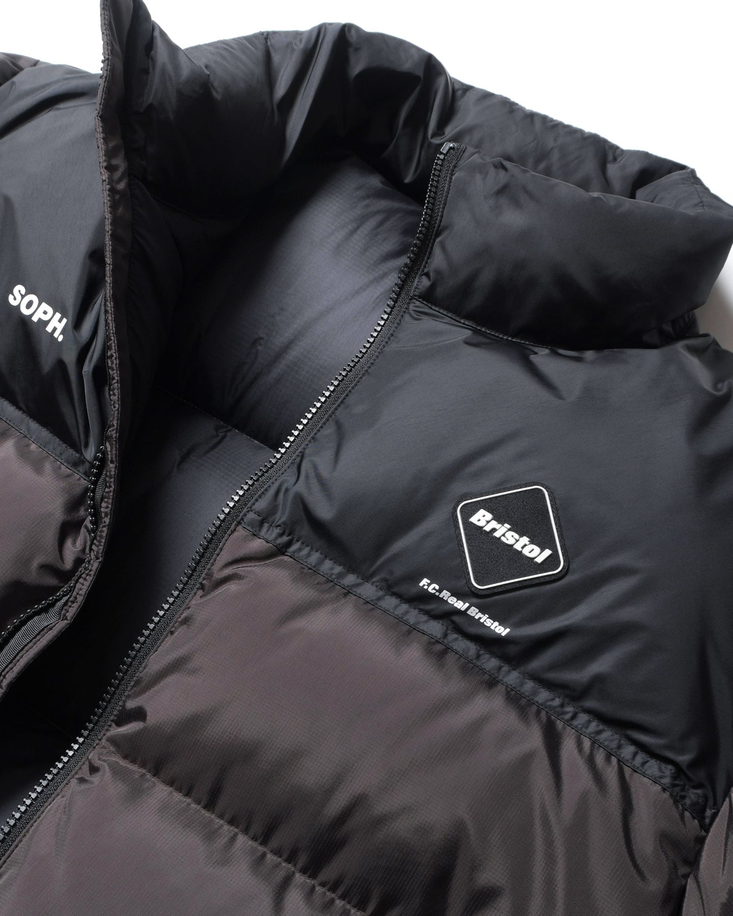 SOPH. | STAND COLLAR DOWN JACKET(S BROWN):