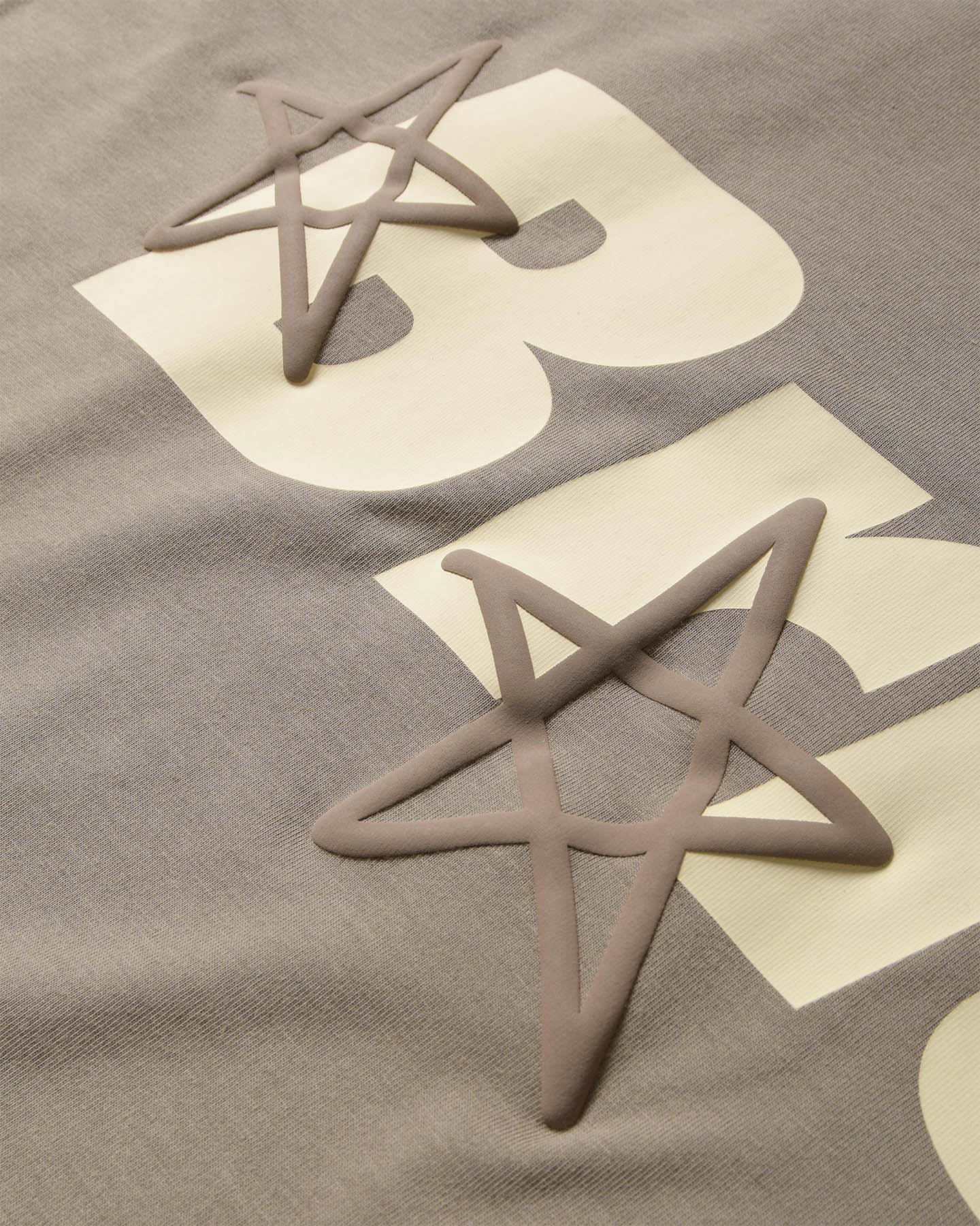 SOPH. | STAR BIG LOGO L/S TEAM BAGGY TEE(M BEIGE):