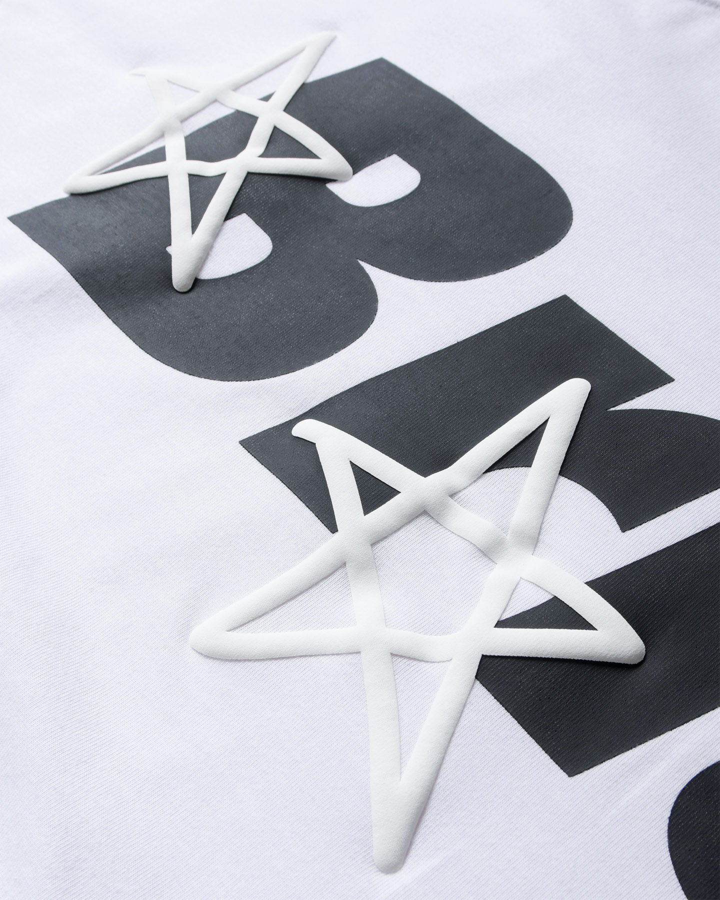 SOPH.   STAR BIG LOGO L/S TEAM BAGGY TEEM WHITE: