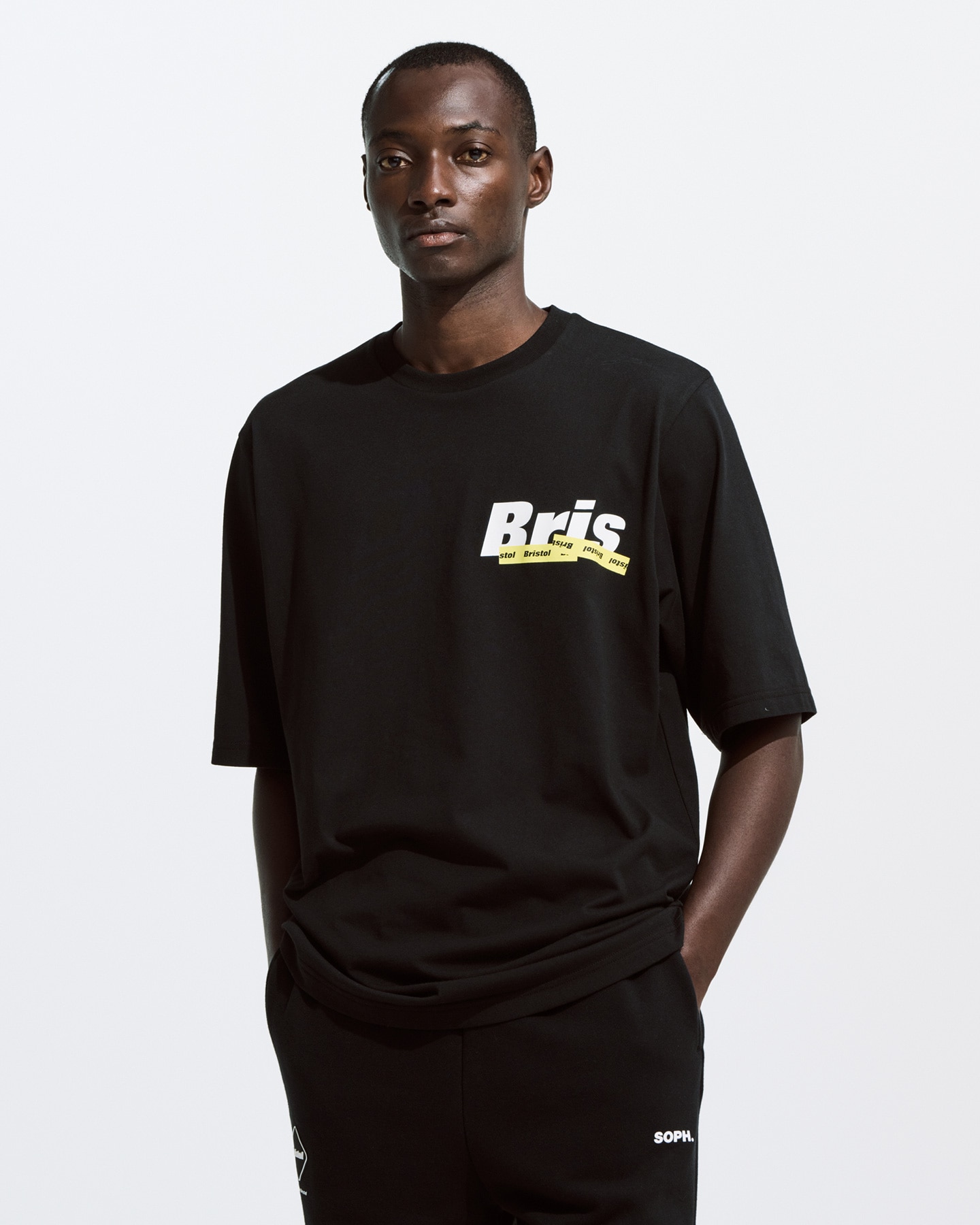 SOPH. | TROPHY RIBBON STAR BAGGY TEE(M BLACK):