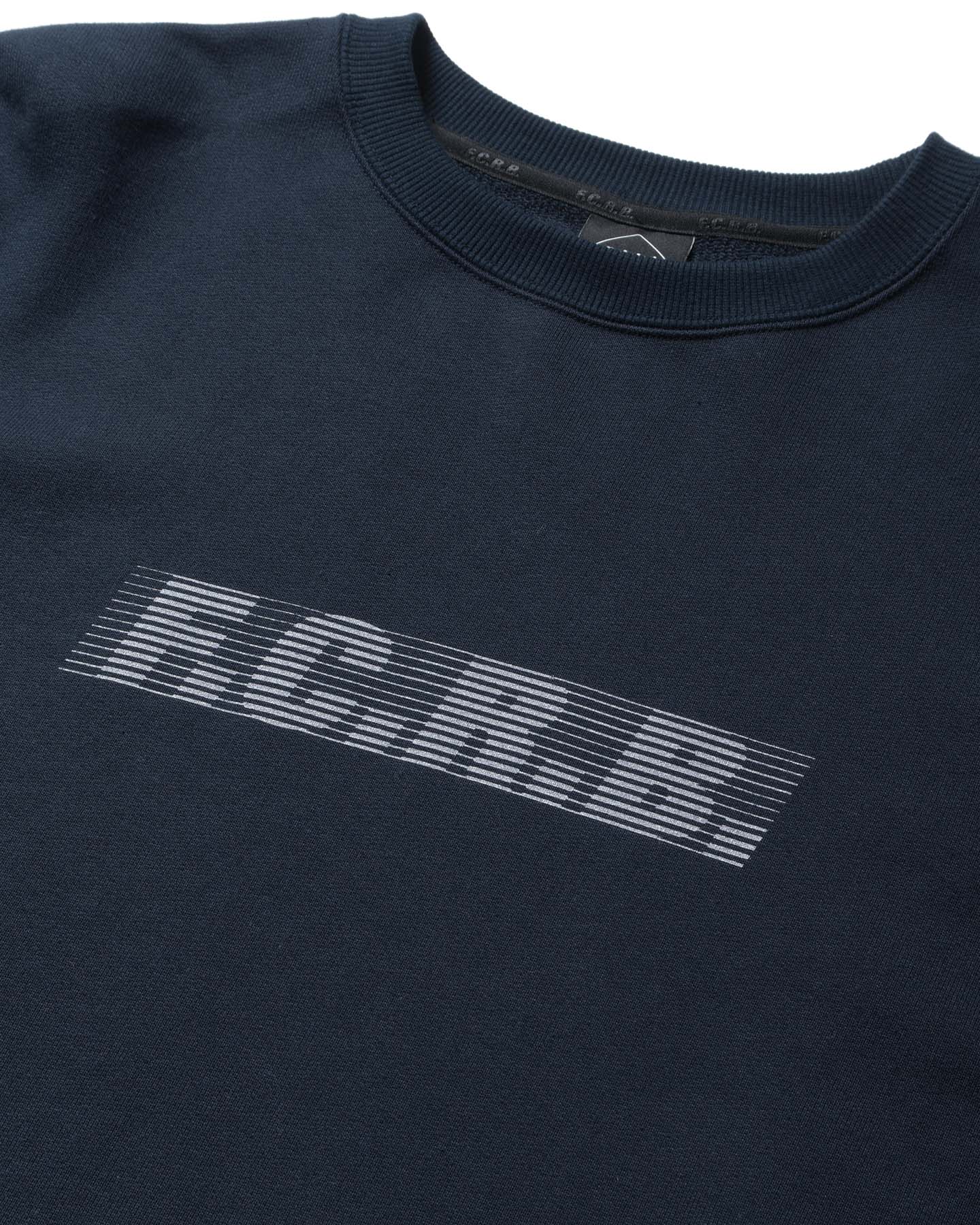 SOPH. | EFFECT LINE LOGO TEAM CREWNECK SWEAT(XL NAVY):