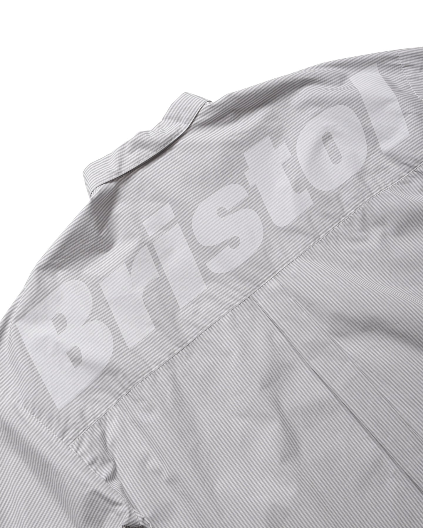 SOPH. | BIG LOGO L/S BAGGY SHIRT(M GRAY STRIPE):