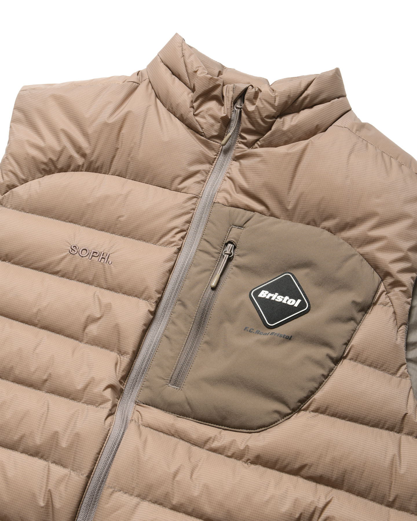 SOPH. | EXPEDITION DOWN VEST(M BEIGE):