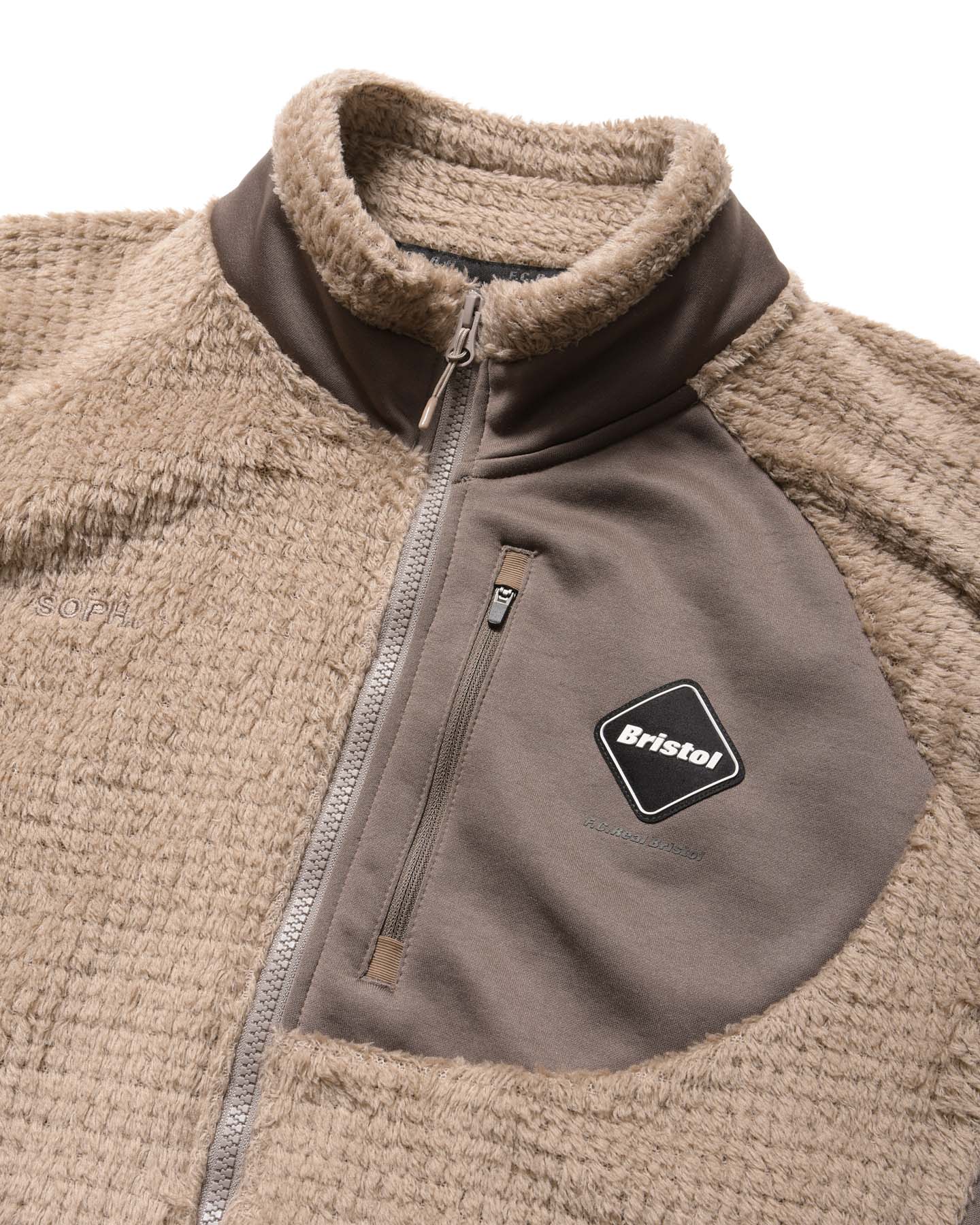 SOPH. | HYBRID FLEECE BLOUSON(XXL BEIGE):