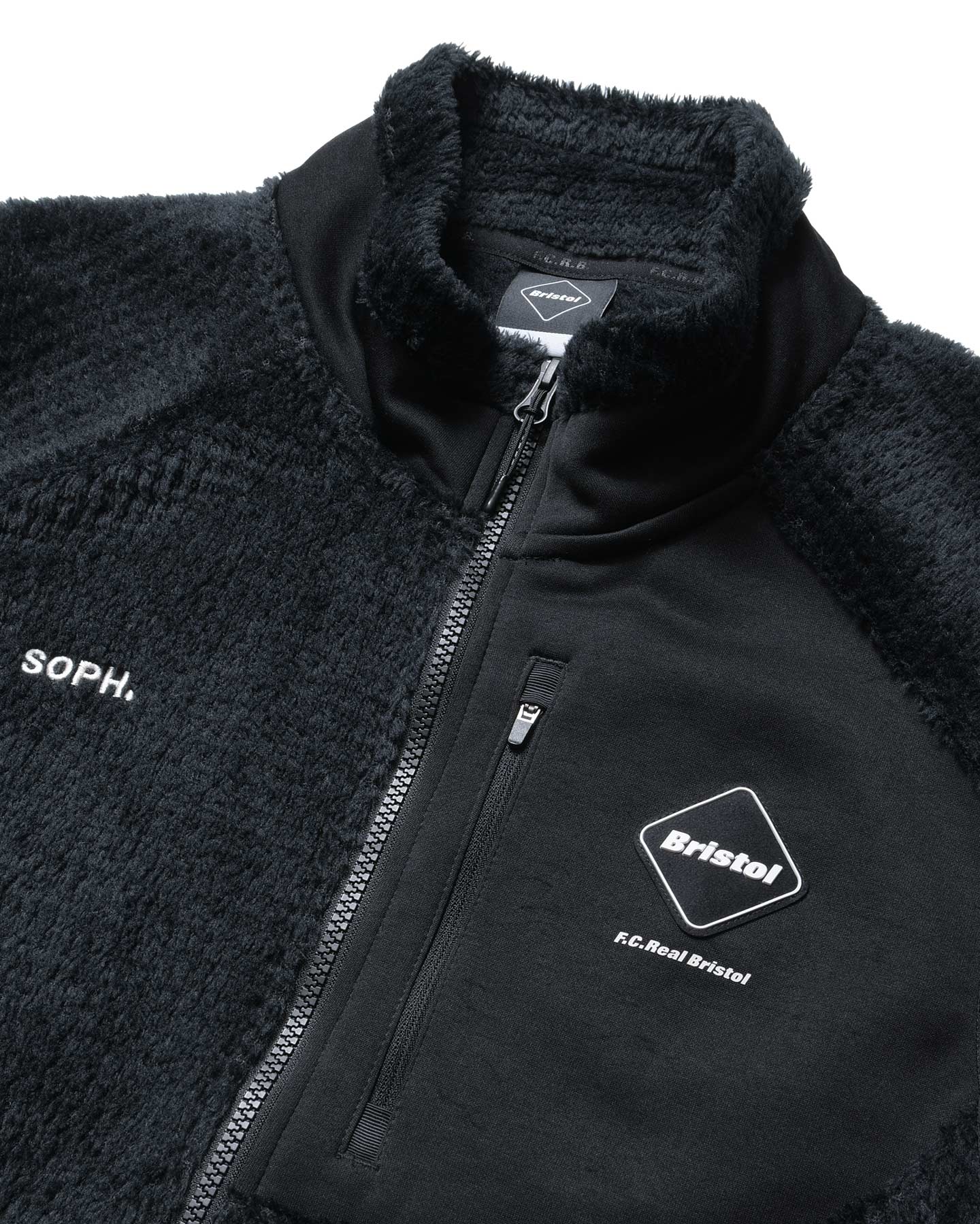 SOPH. | HYBRID FLEECE BLOUSON(M BLACK):