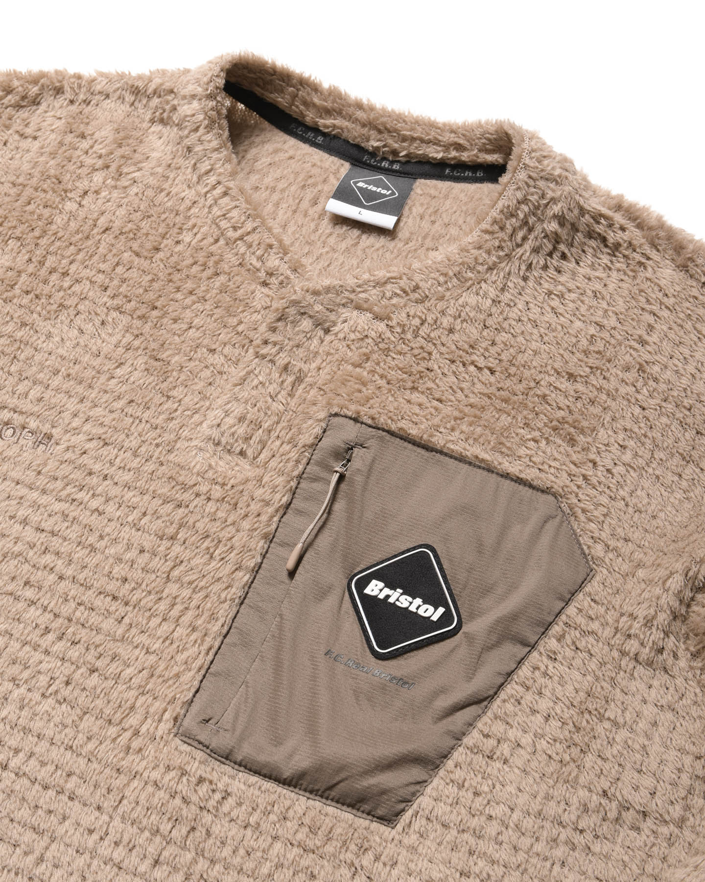 SOPH. | HIGH LOFT FLEECE TOP(M BEIGE):