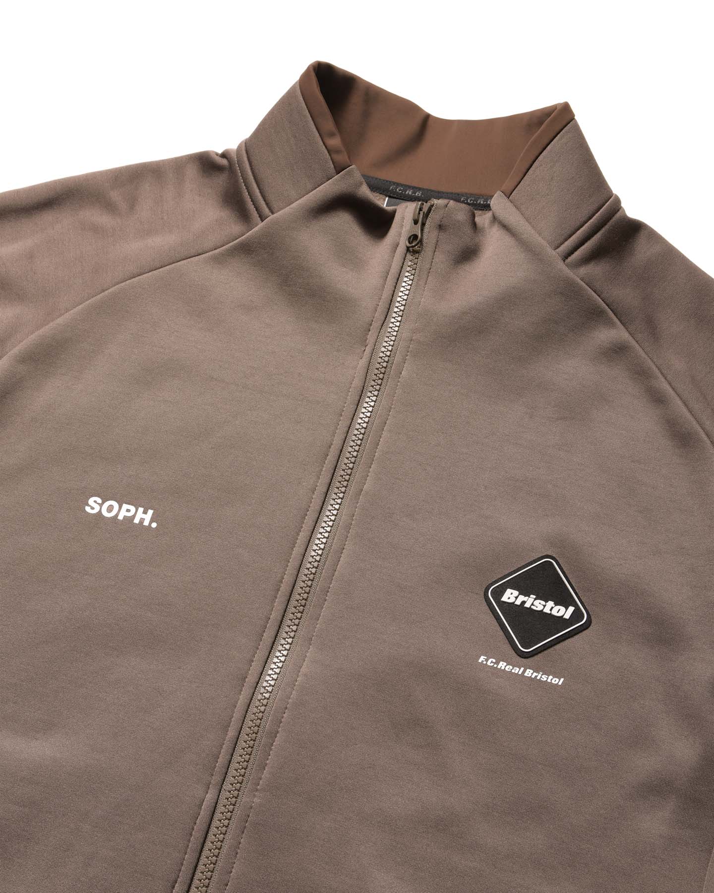 SOPH. | STRETCH FLEECE STAND COLLAR BLOUSON(M MOCHA):