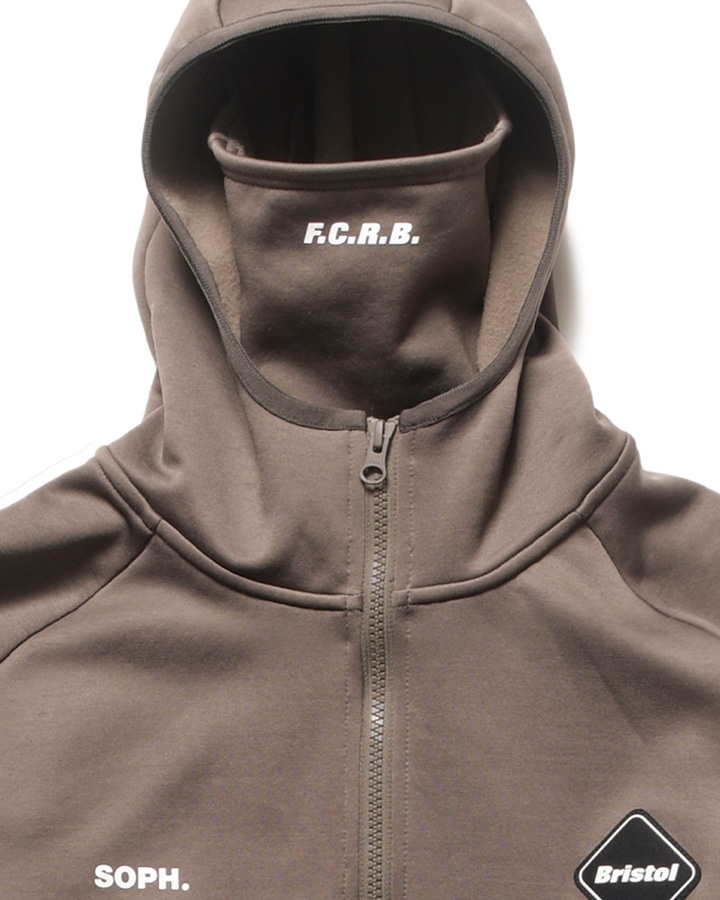 SOPH. | STRETCH FLEECE GAITER HOODIE(XXL MOCHA):