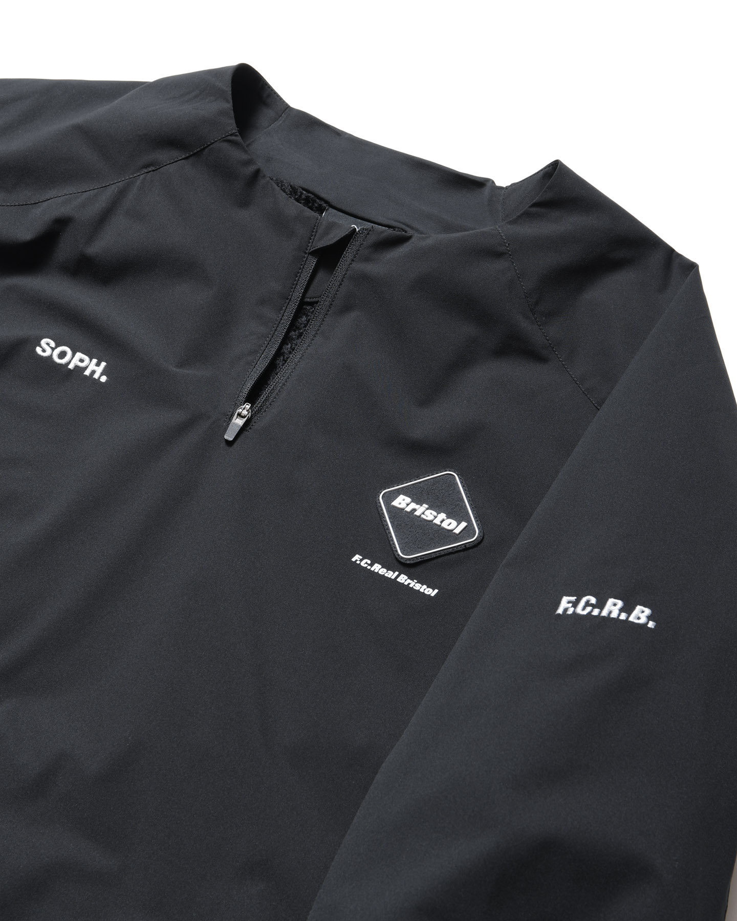 SOPH. | THERMAL-LINING QUARTER-ZIP PISTE(M BLACK):