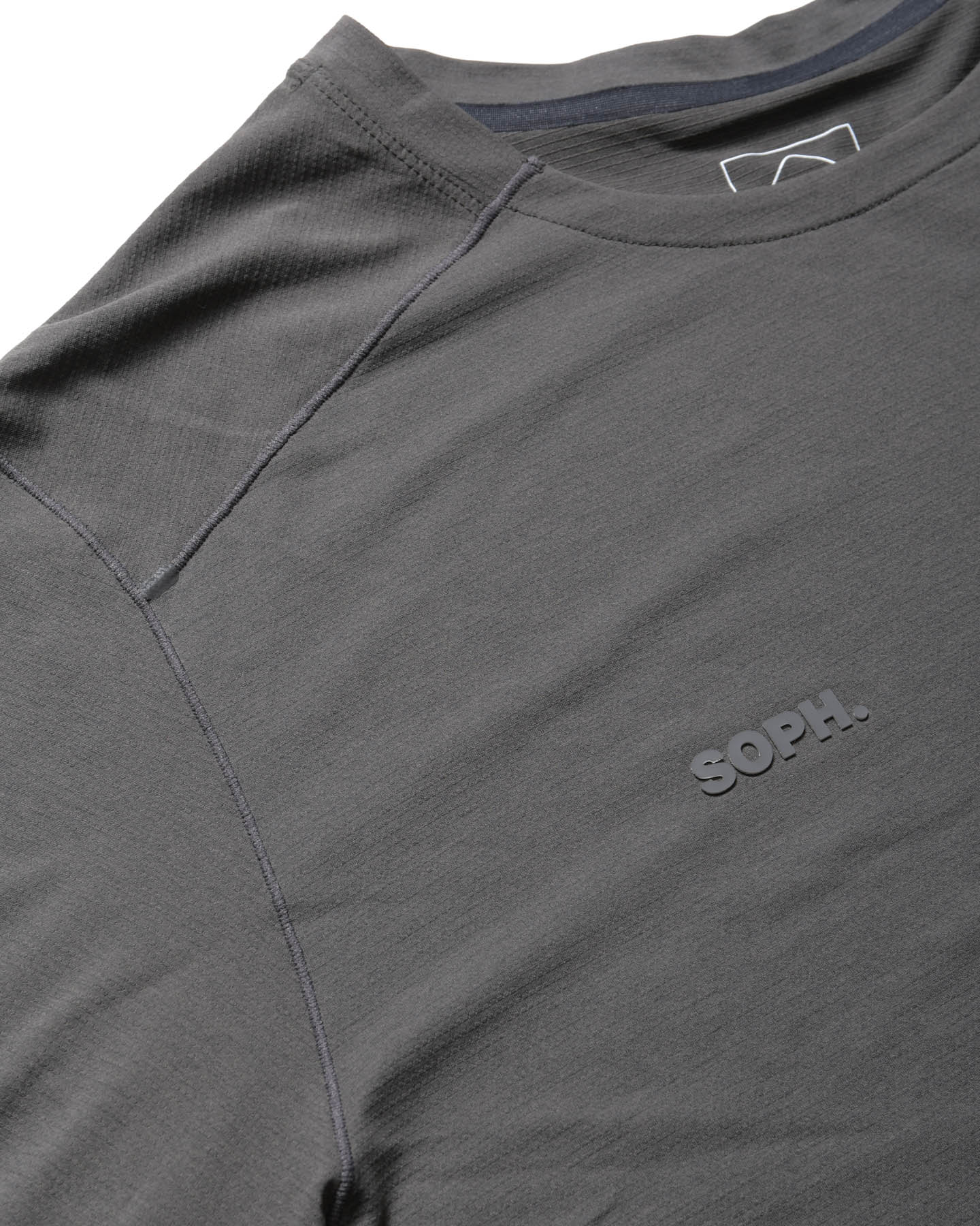 SOPH. | S/S WORKOUT TOP(M CHARCOAL GRAY):