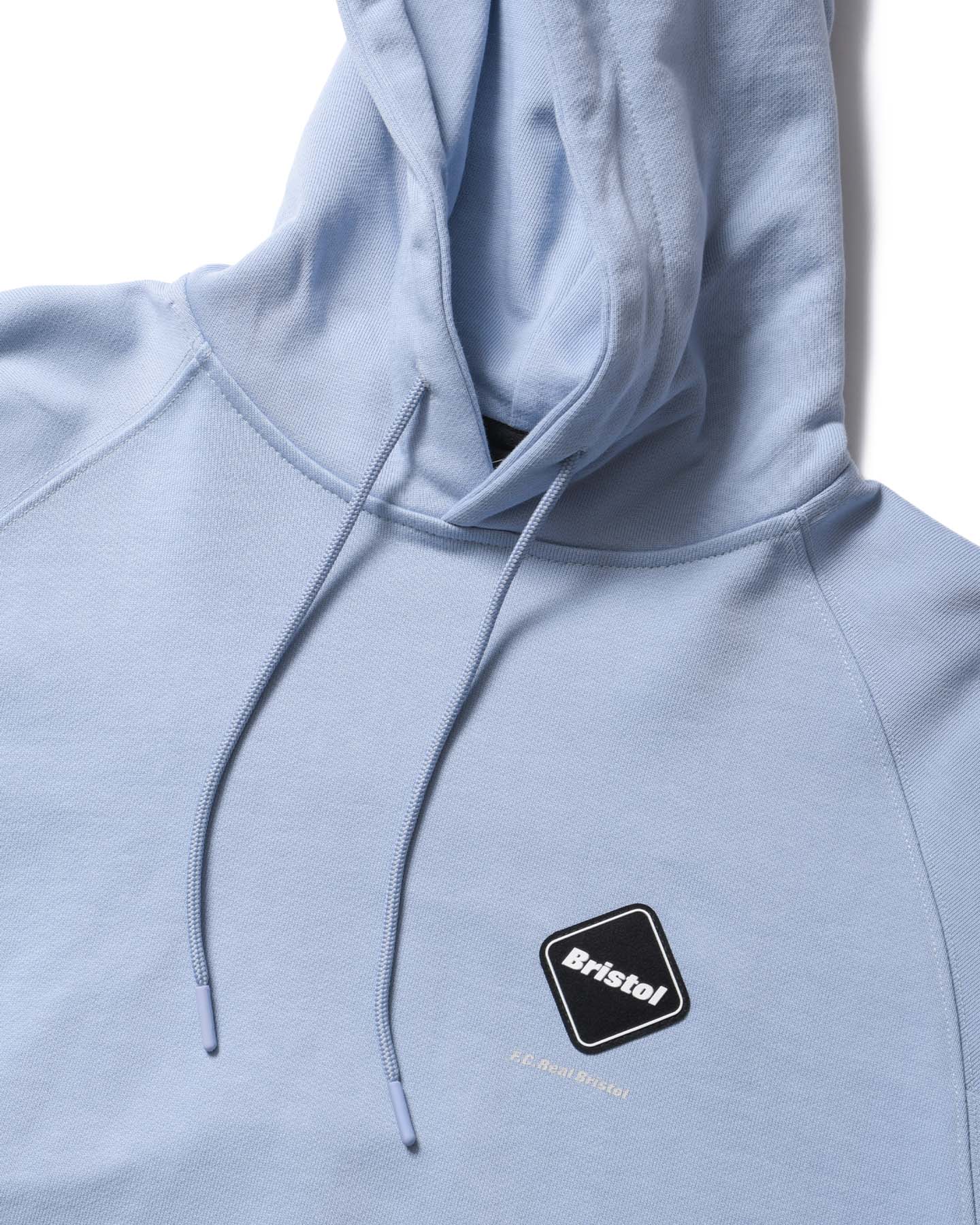 SOPH. | BIG LOGO BAGGY SWEAT HOODIE(M LIGHT BLUE):