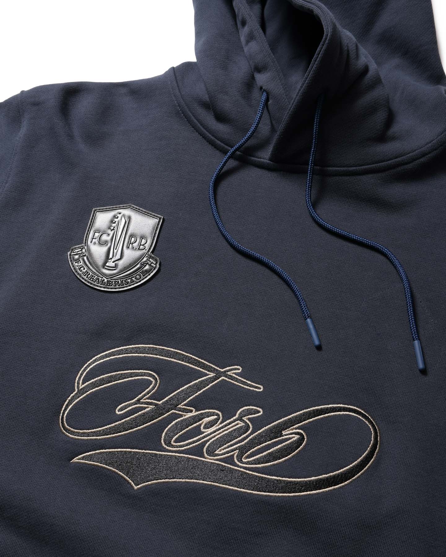 SOPH. | LETTERED SWEAT HOODIE(M NAVY):