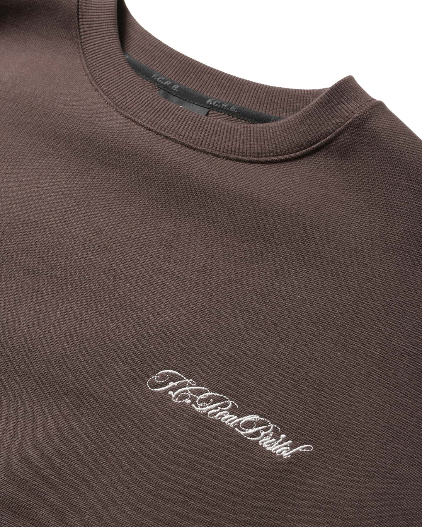 SOPH. | SCRIPT CREWNECK SWEAT(M BROWN):