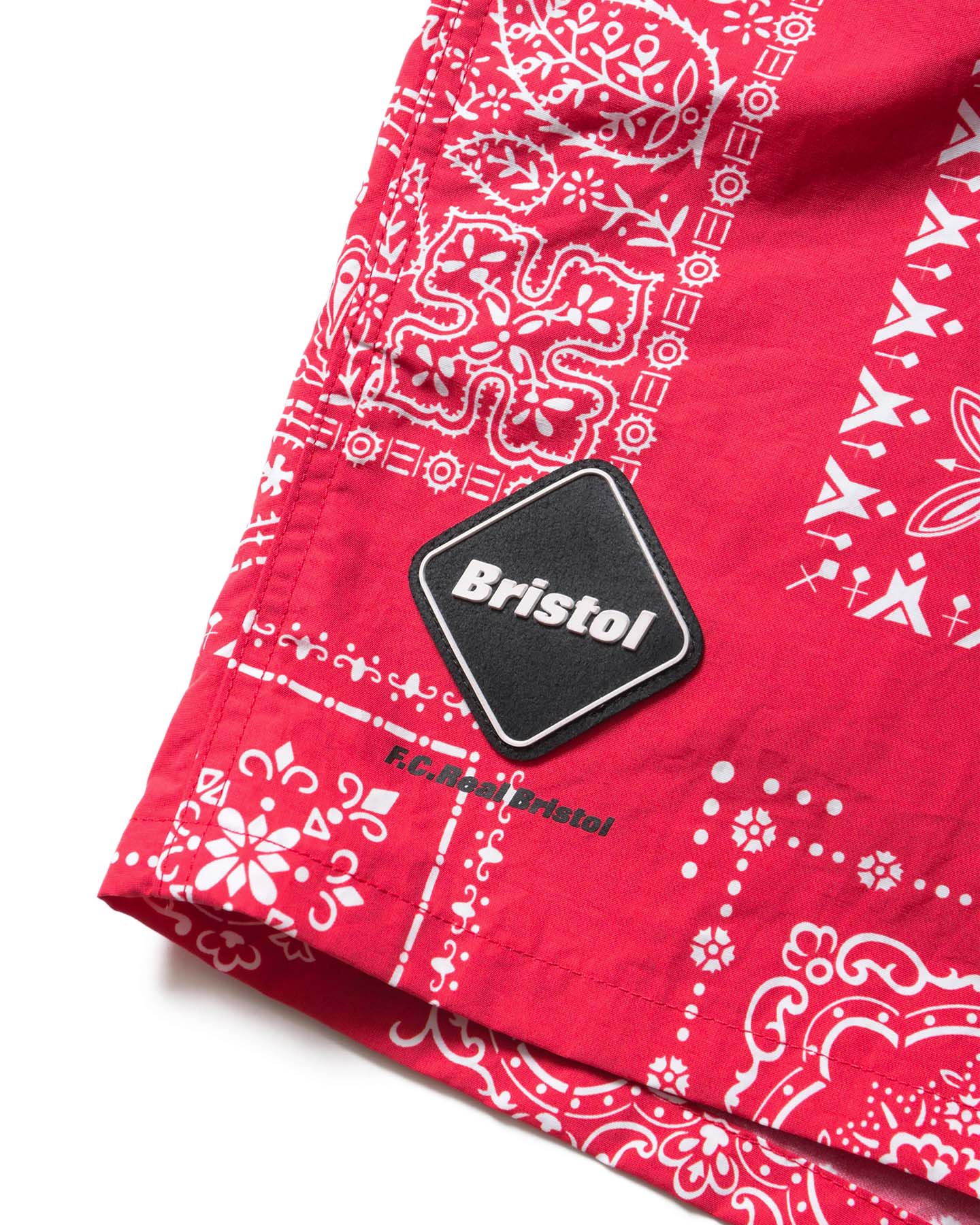 SOPH. | BANDANA NYLON EASY SHORTS(M RED):