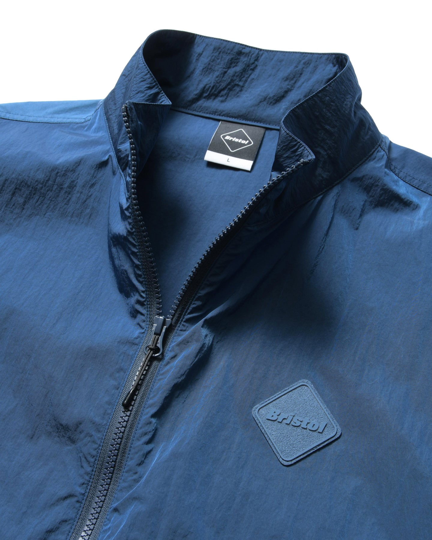 SOPH. | BIG LOGO NYLON STAND COLLAR BLOUSON(M BLUE):