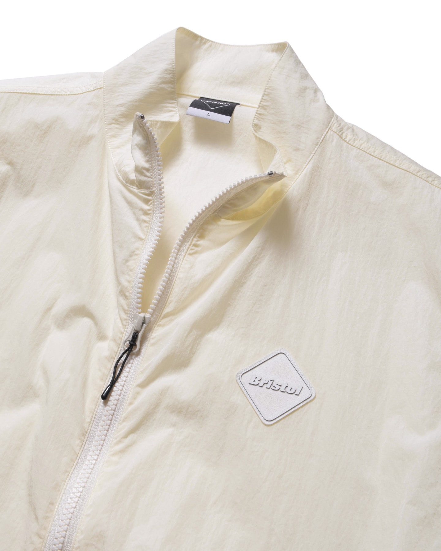 SOPH. | BIG LOGO NYLON STAND COLLAR BLOUSON(XXL OFF WHITE):
