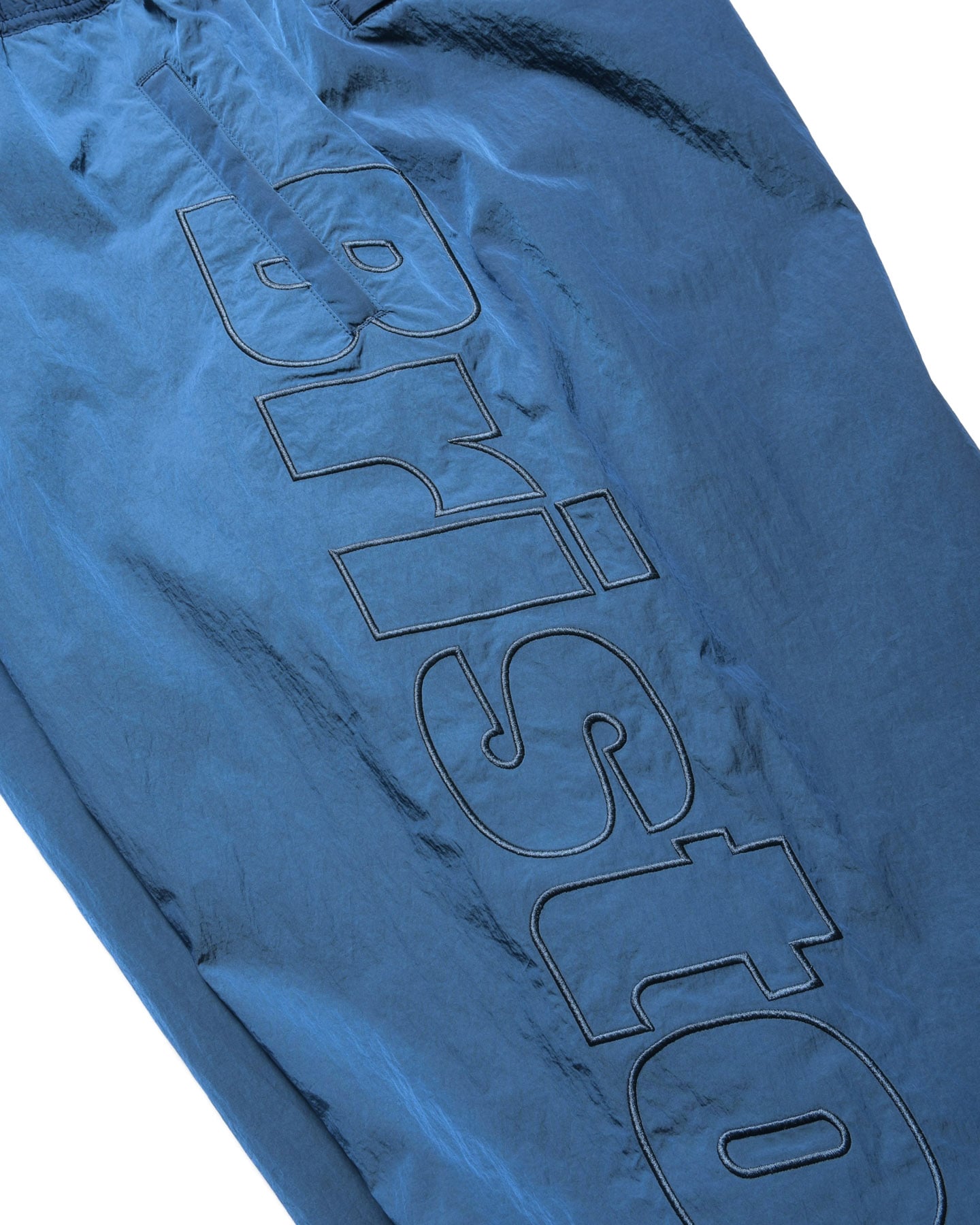 SOPH. | BIG LOGO NYLON EASY PANTS(M BLUE):