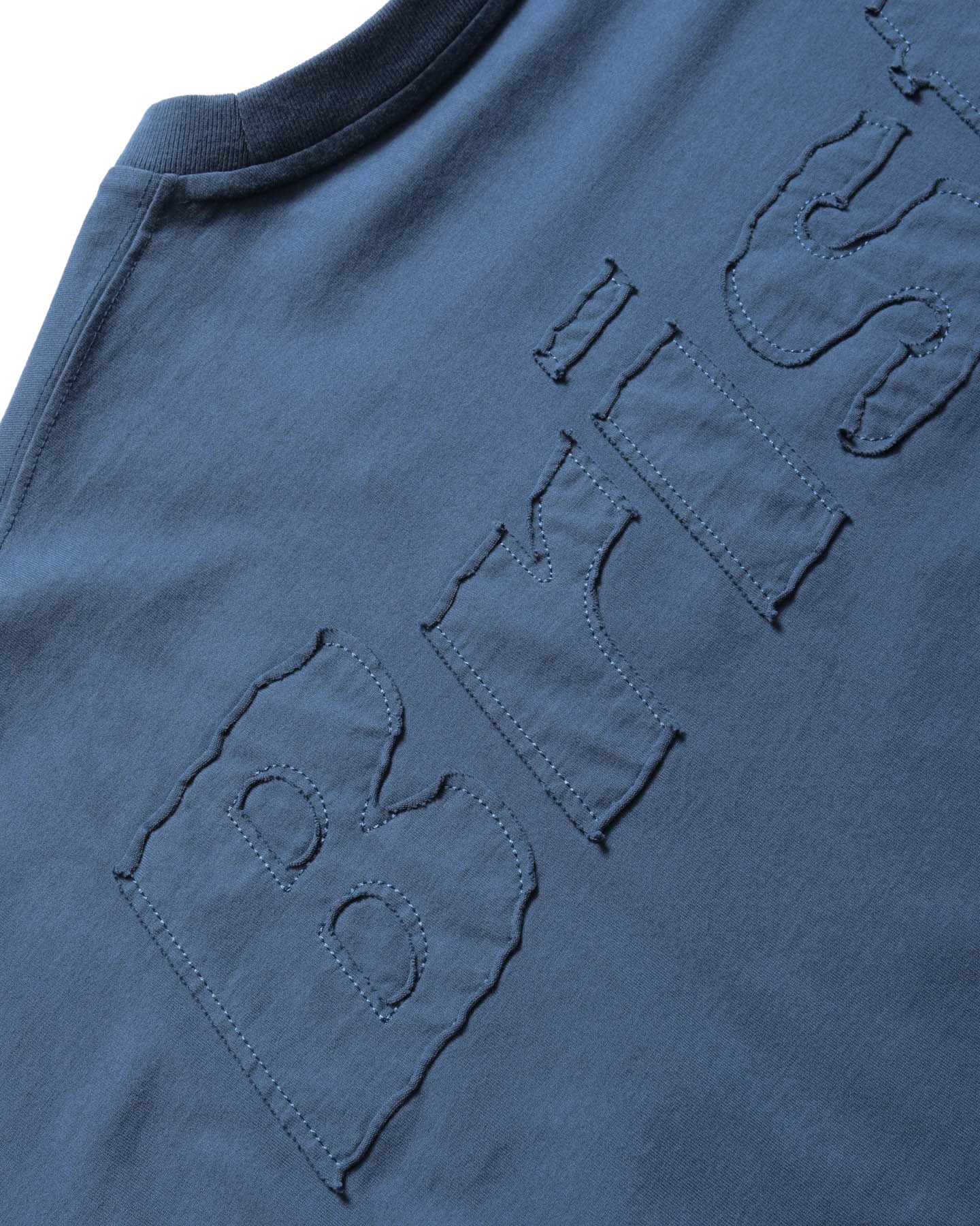 SOPH. | CUT-OFF LOGO L/S TEE(M BLUE):