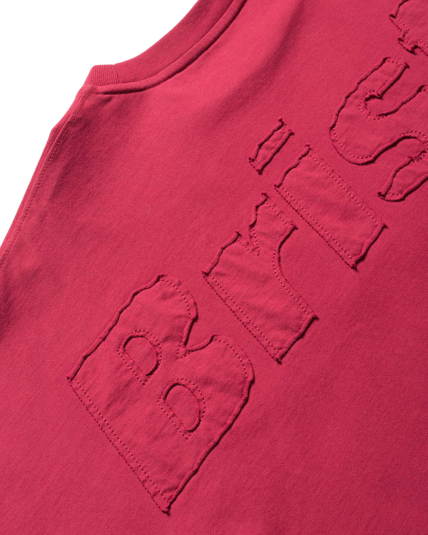 SOPH. | CUT-OFF LOGO L/S TEE(S RED):