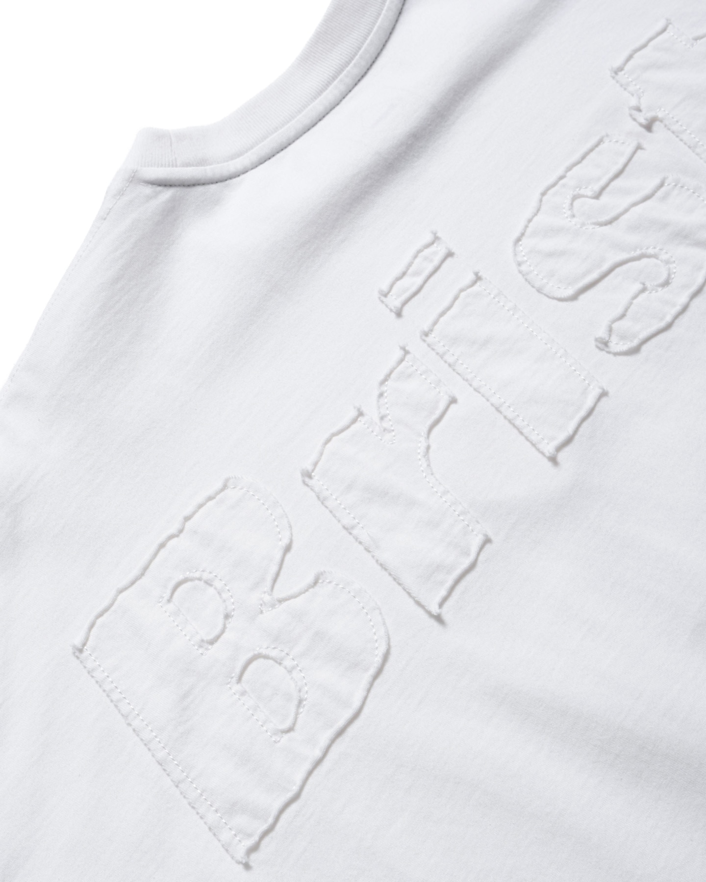 SOPH. | CUT-OFF LOGO L/S TEE(M WHITE):
