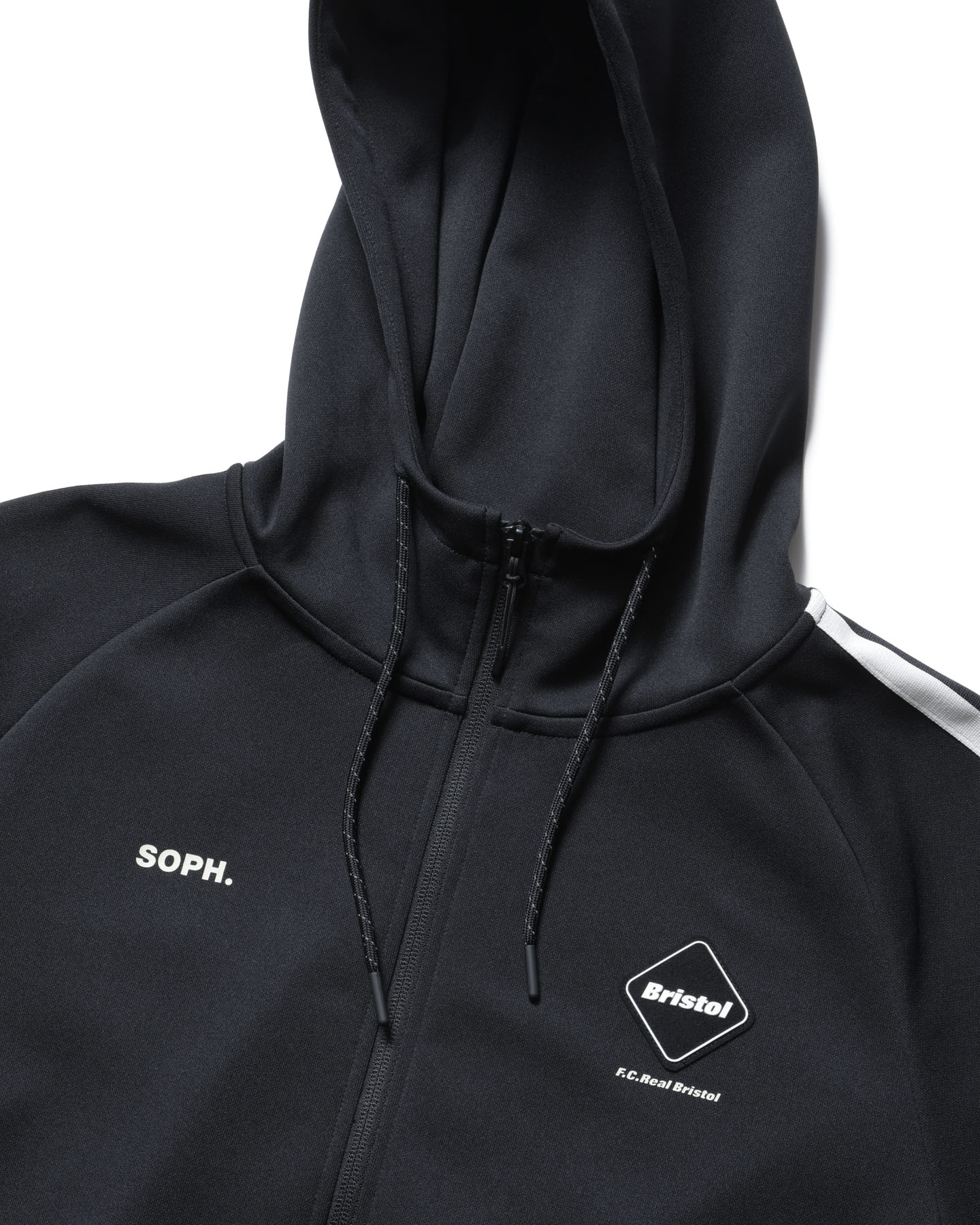 SOPH. | TRAINING TRACK ZIP-UP HOODIE(M BLACK):