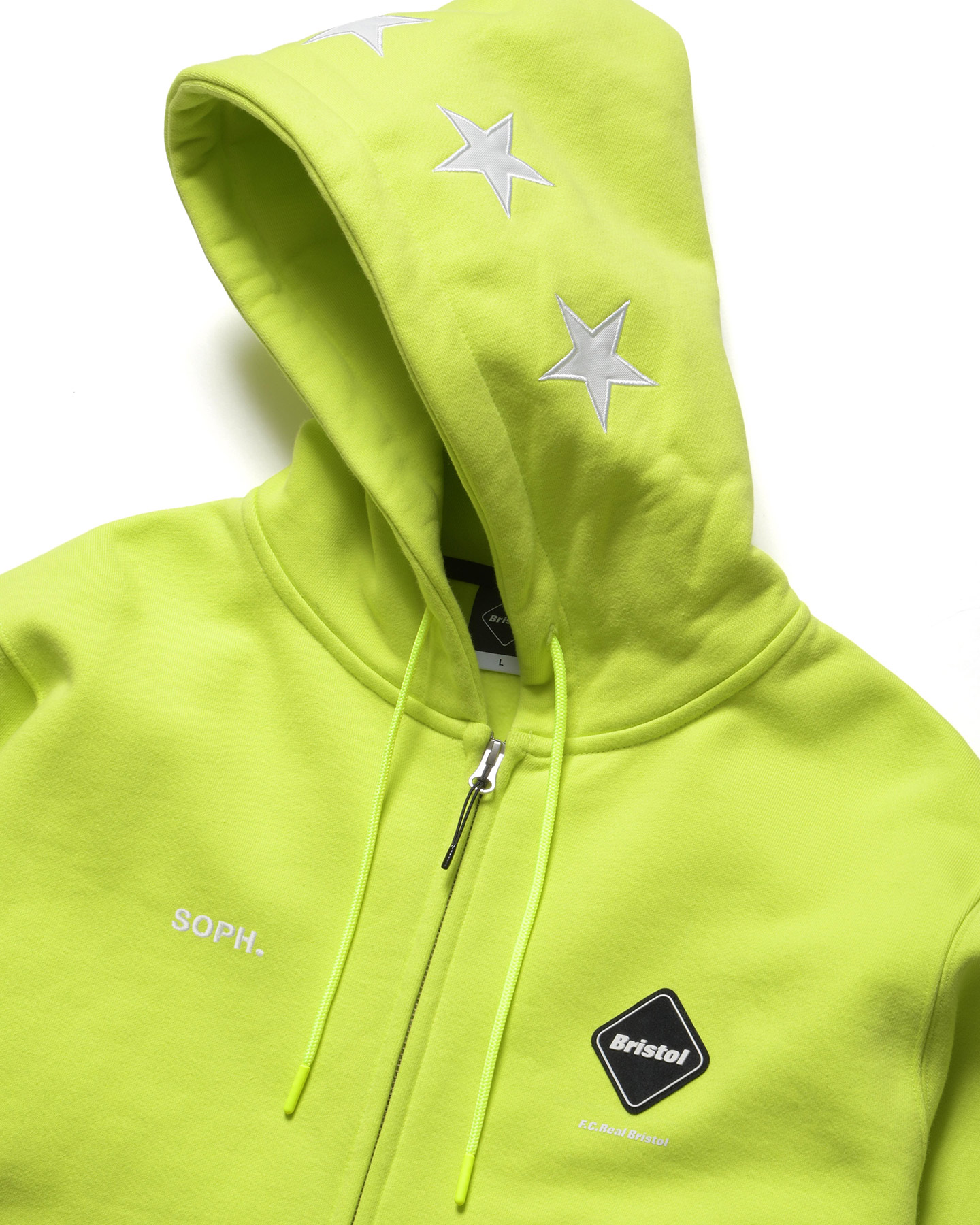 SOPH. | 5-STAR ZIP-UP SWEAT HOODIE(M YELLOW):