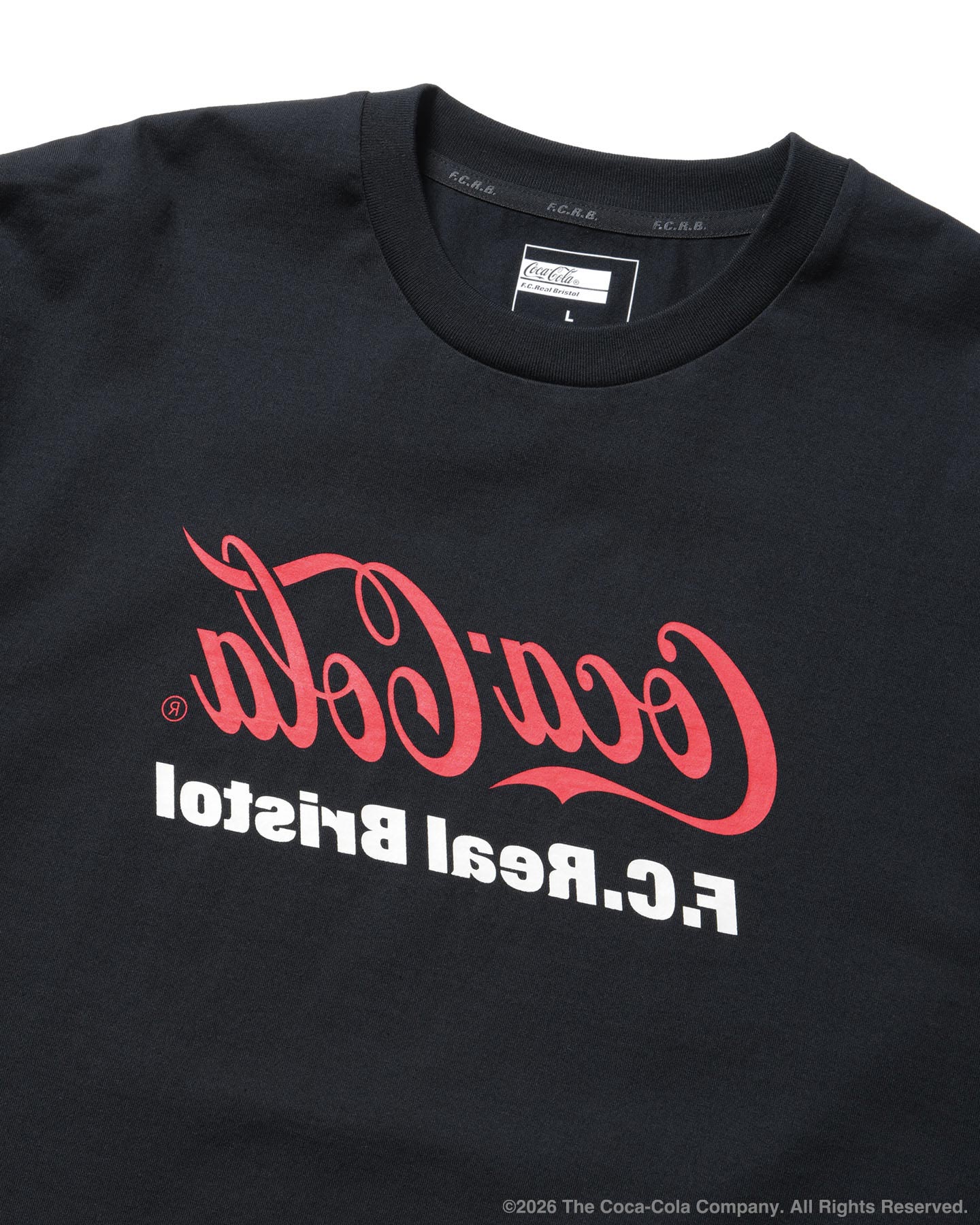 SOPH. | Coca-Cola MIRROR LOGO TEE(M BLACK):