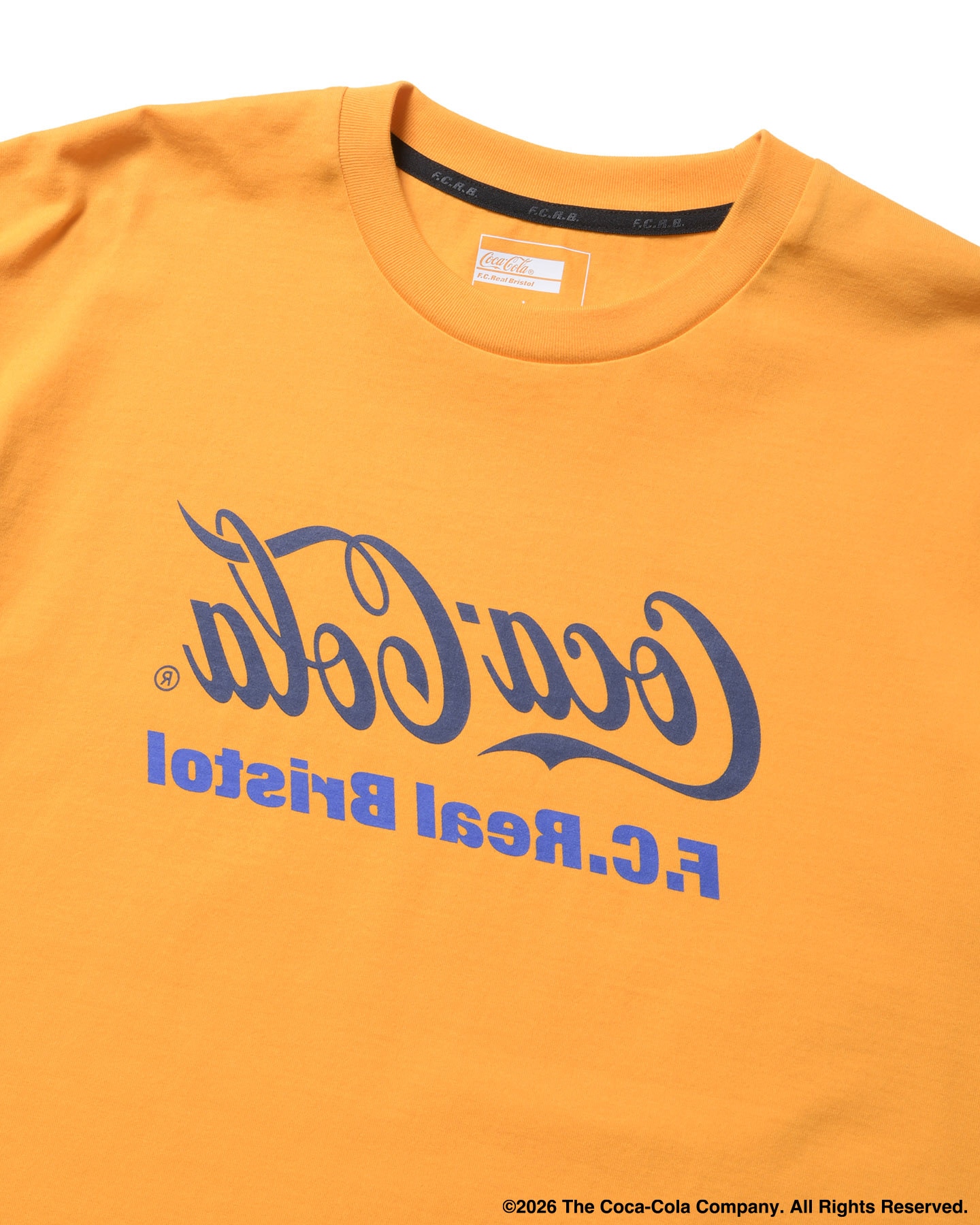 SOPH. | Coca-Cola MIRROR LOGO TEE(M ORANGE):