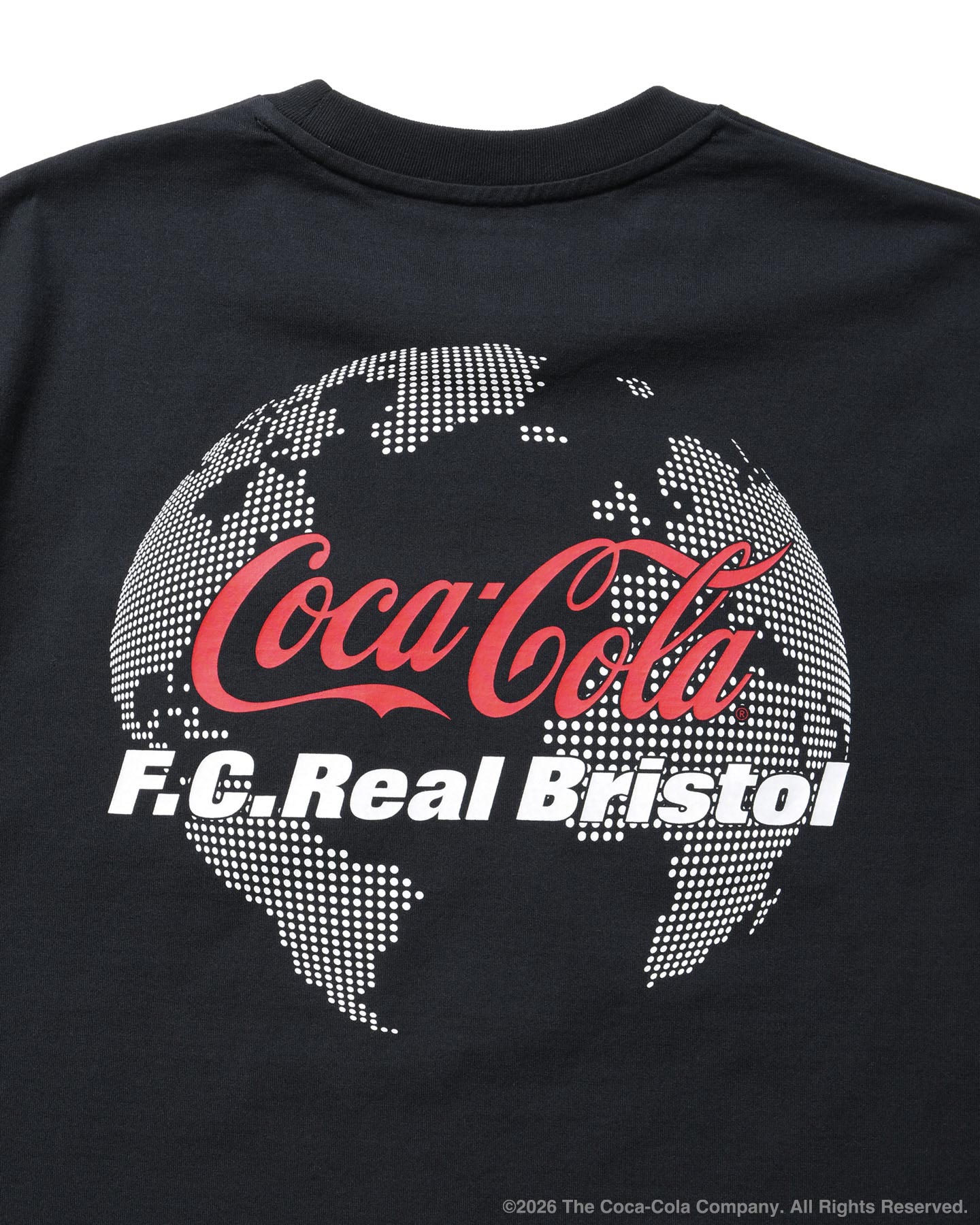 SOPH. | Coca-Cola GLOBE LOGO EMBLEM POCKET TEE(M BLACK):