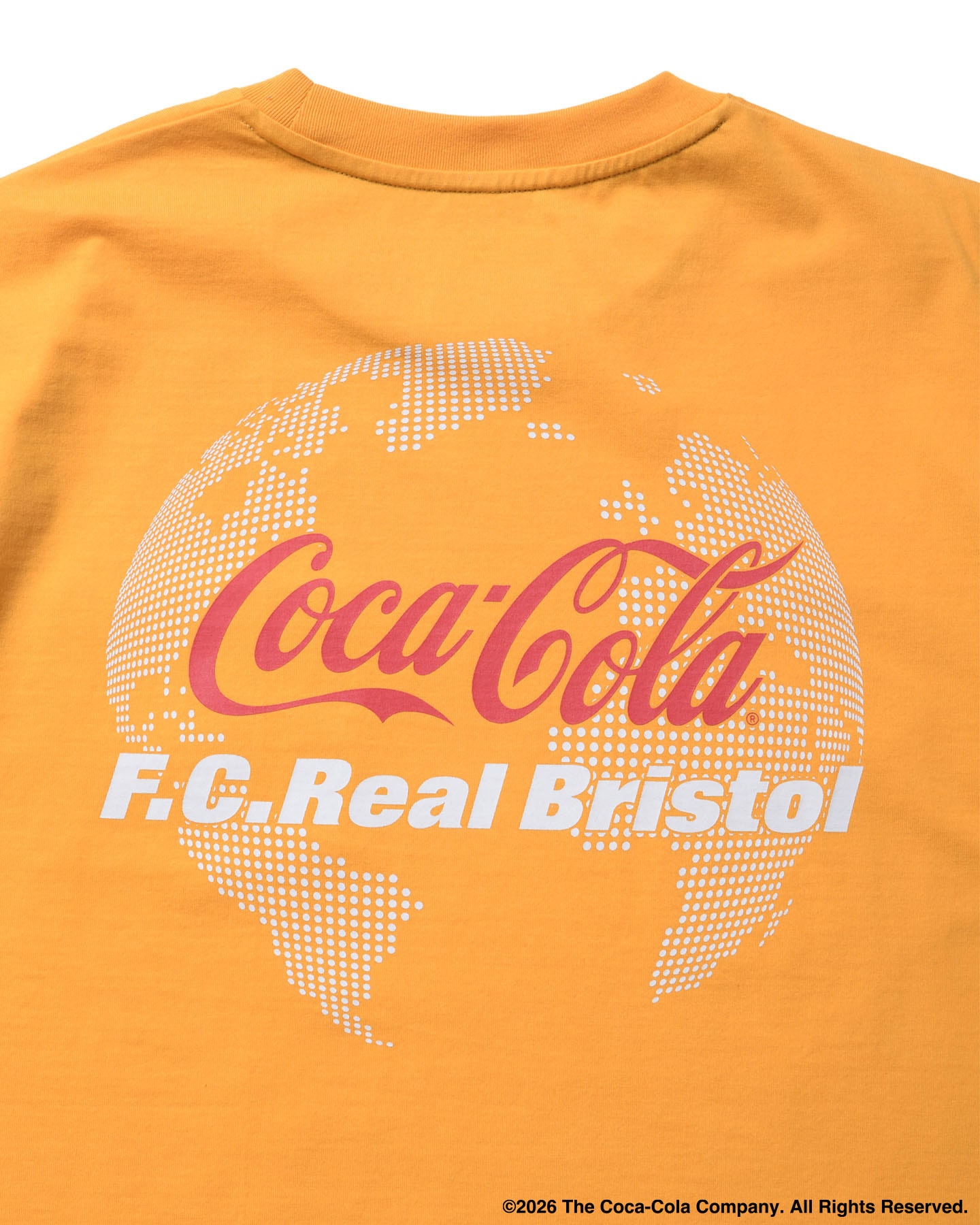 SOPH. | Coca-Cola GLOBE LOGO EMBLEM POCKET TEE(M ORANGE):