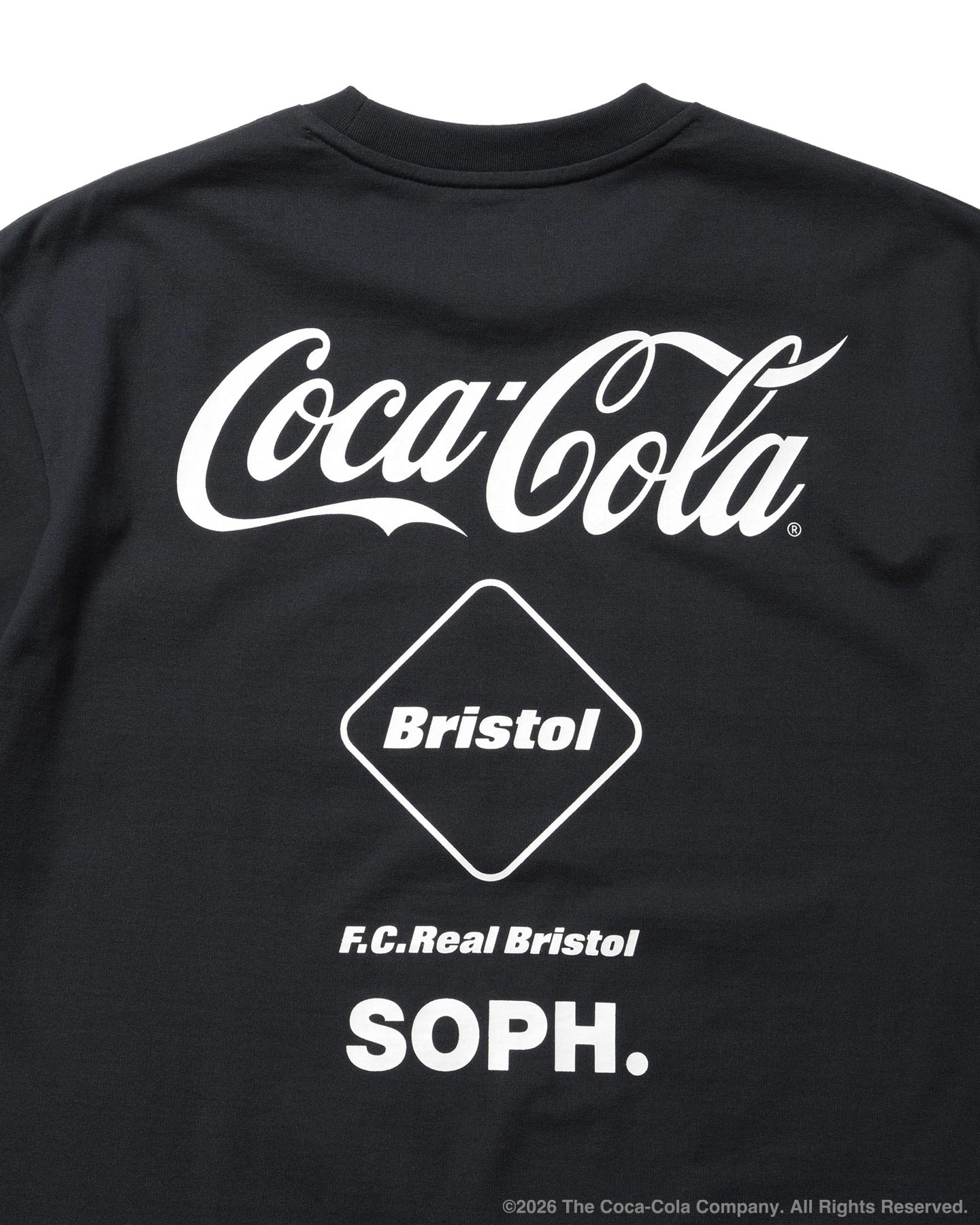 SOPH. | Coca-Cola LISTED LOGOS TEE(M BLACK):