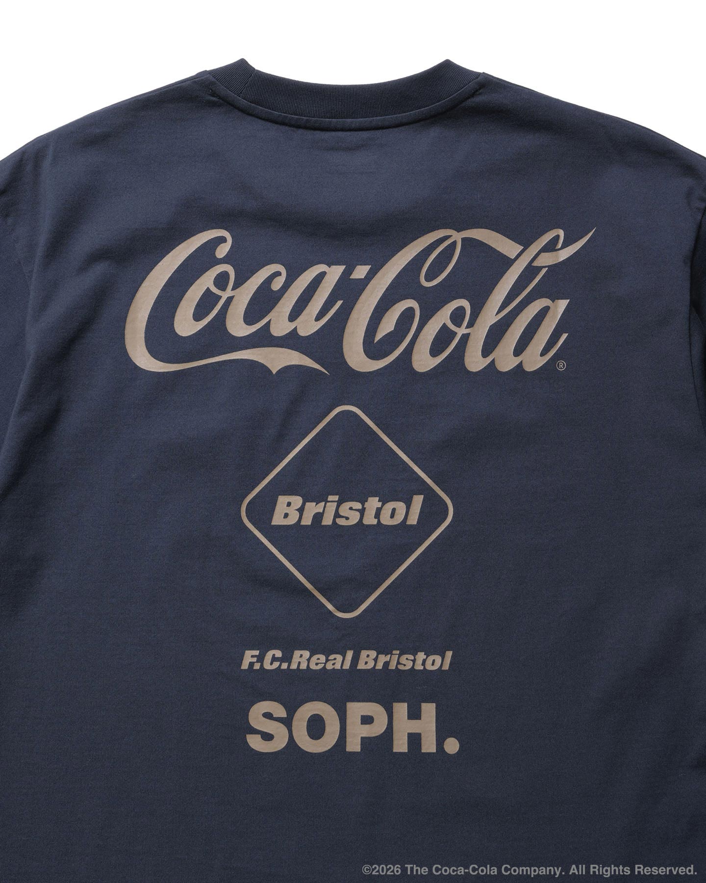 SOPH. | Coca-Cola LISTED LOGOS TEE(M NAVY):