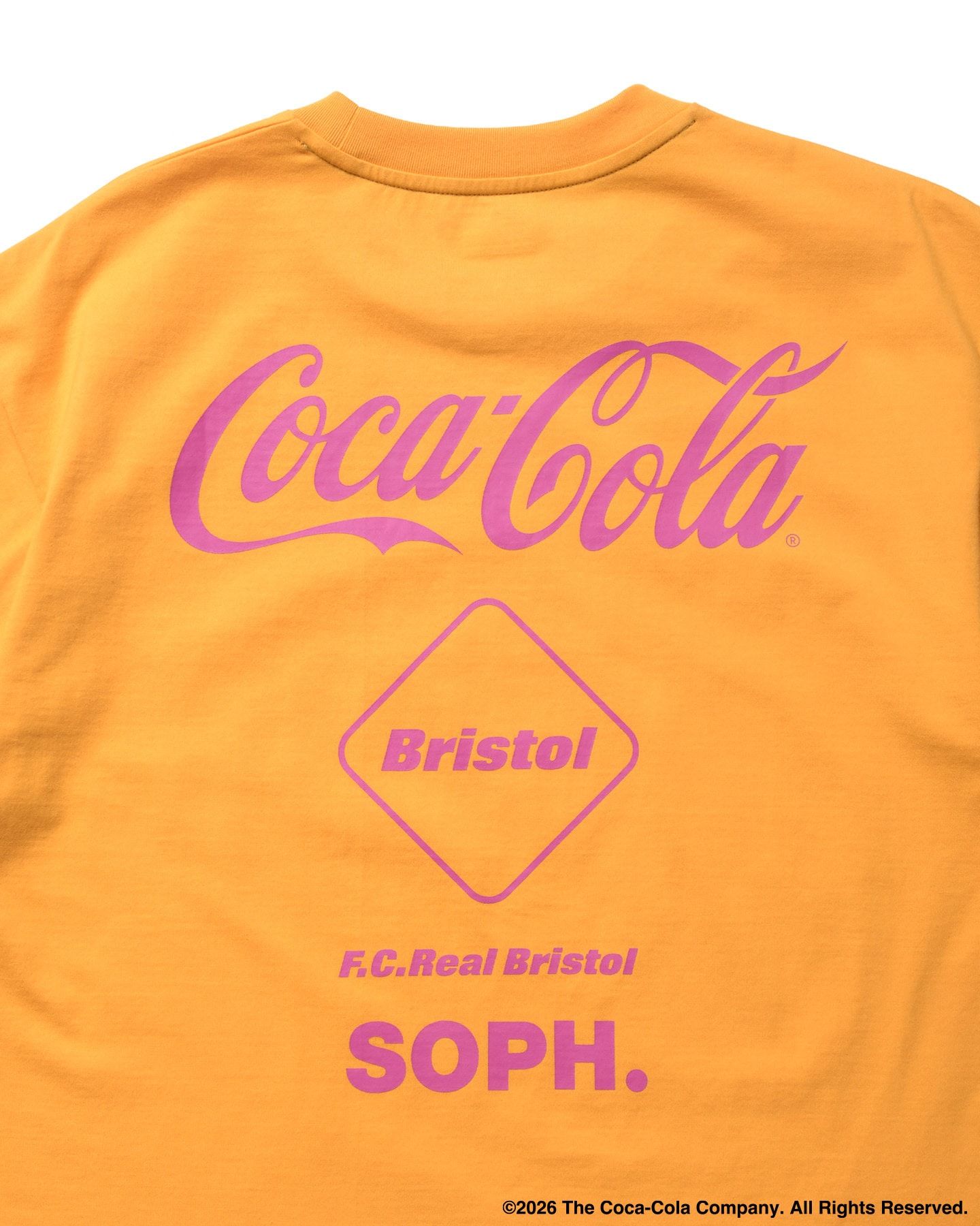 SOPH. | Coca-Cola LISTED LOGOS TEE(M ORANGE):