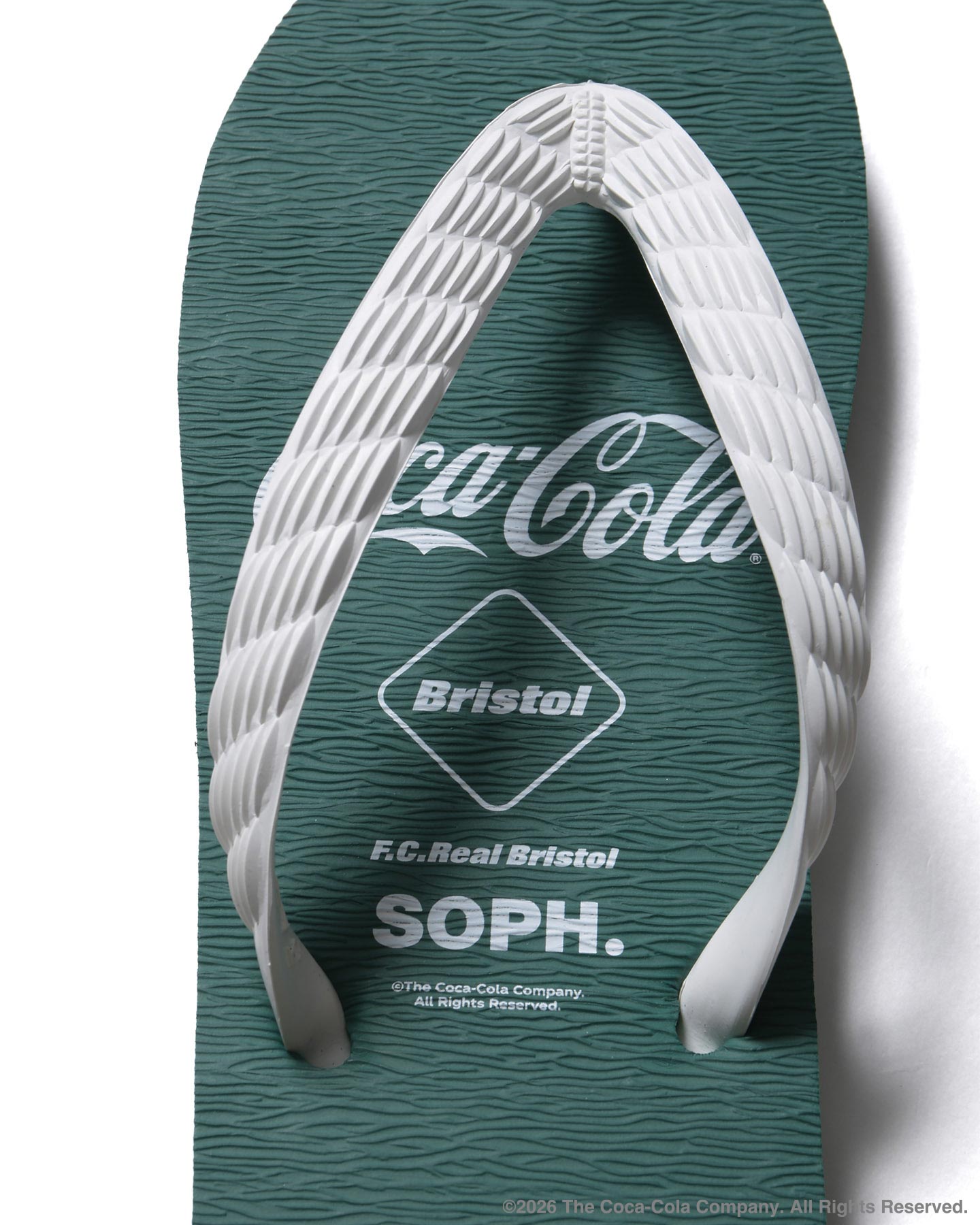 SOPH. | Coca-Cola LISTED LOGOS BEACH SANDALS(24cm GREEN):