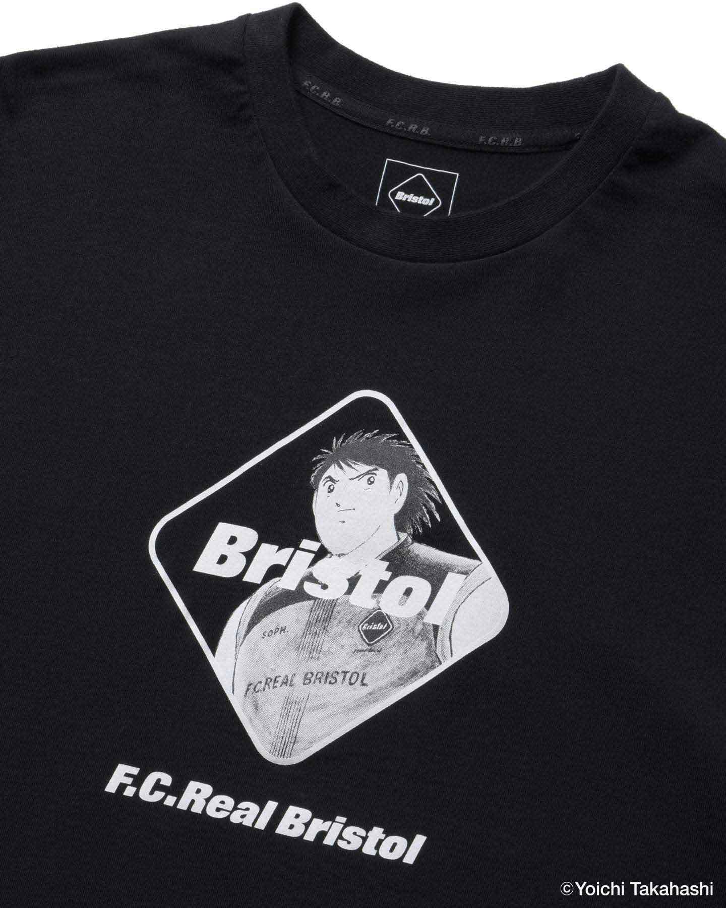 【未着用】F.C.R.B.×日向小次郎コラボTシャツMサイズ SOPH. | KOJIRO HYUGA EMBLEM TEE(M BLACK):