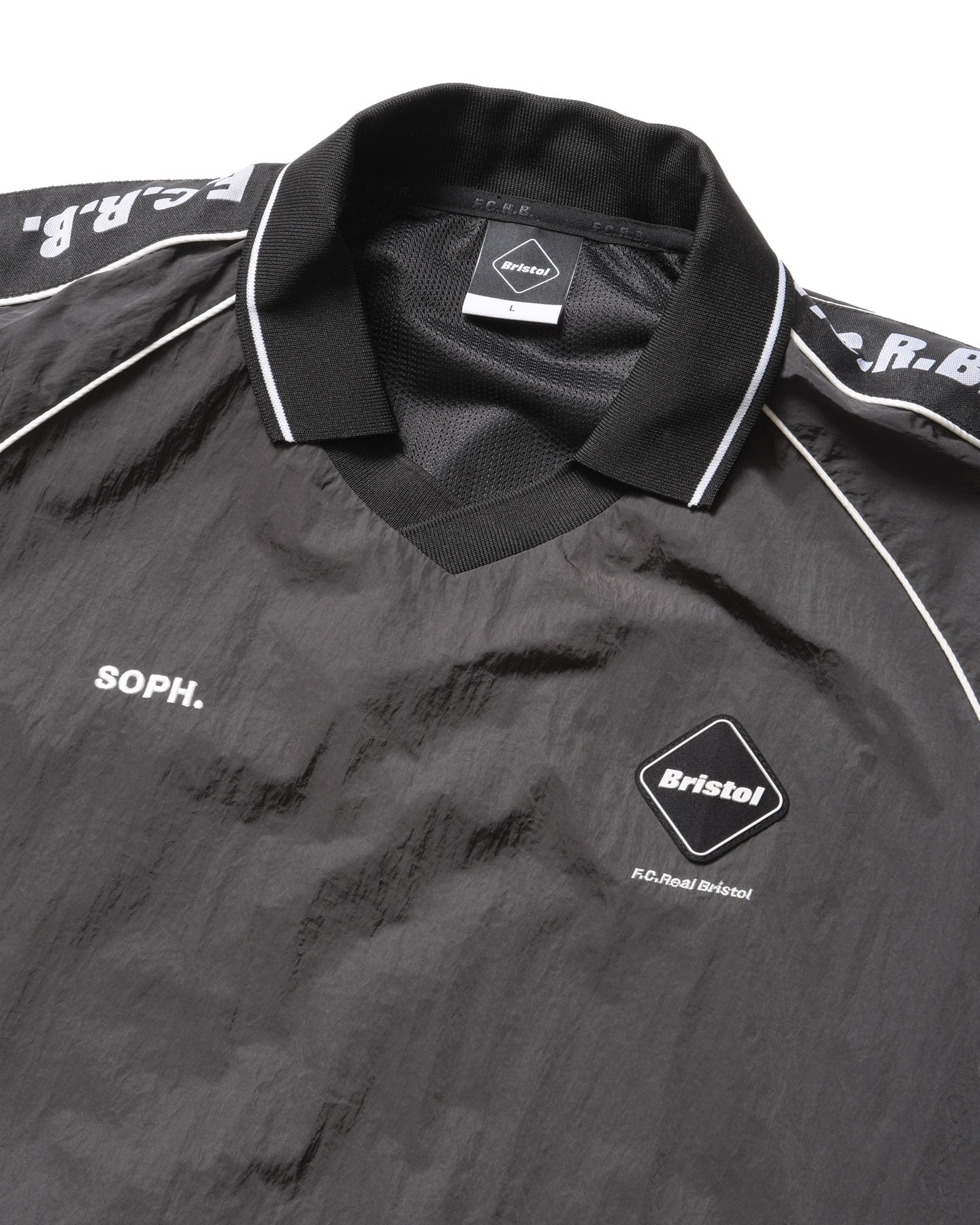 SOPH. | NYLON CHAMBRAY PRACTICE PISTE(M CHARCOAL GRAY):