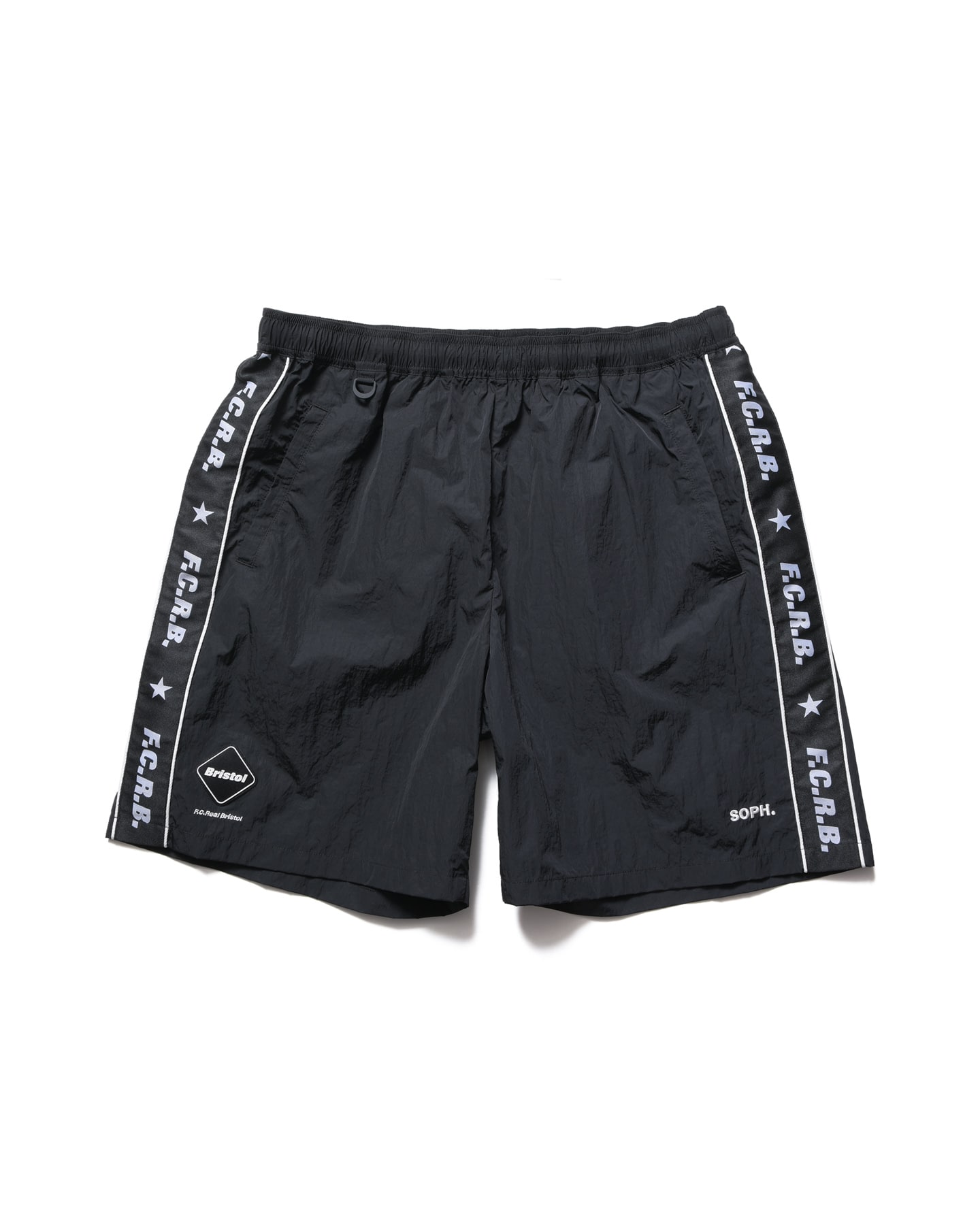 SOPH. | NYLON CHAMBRAY PRACTICE SHORTS(M BLACK):