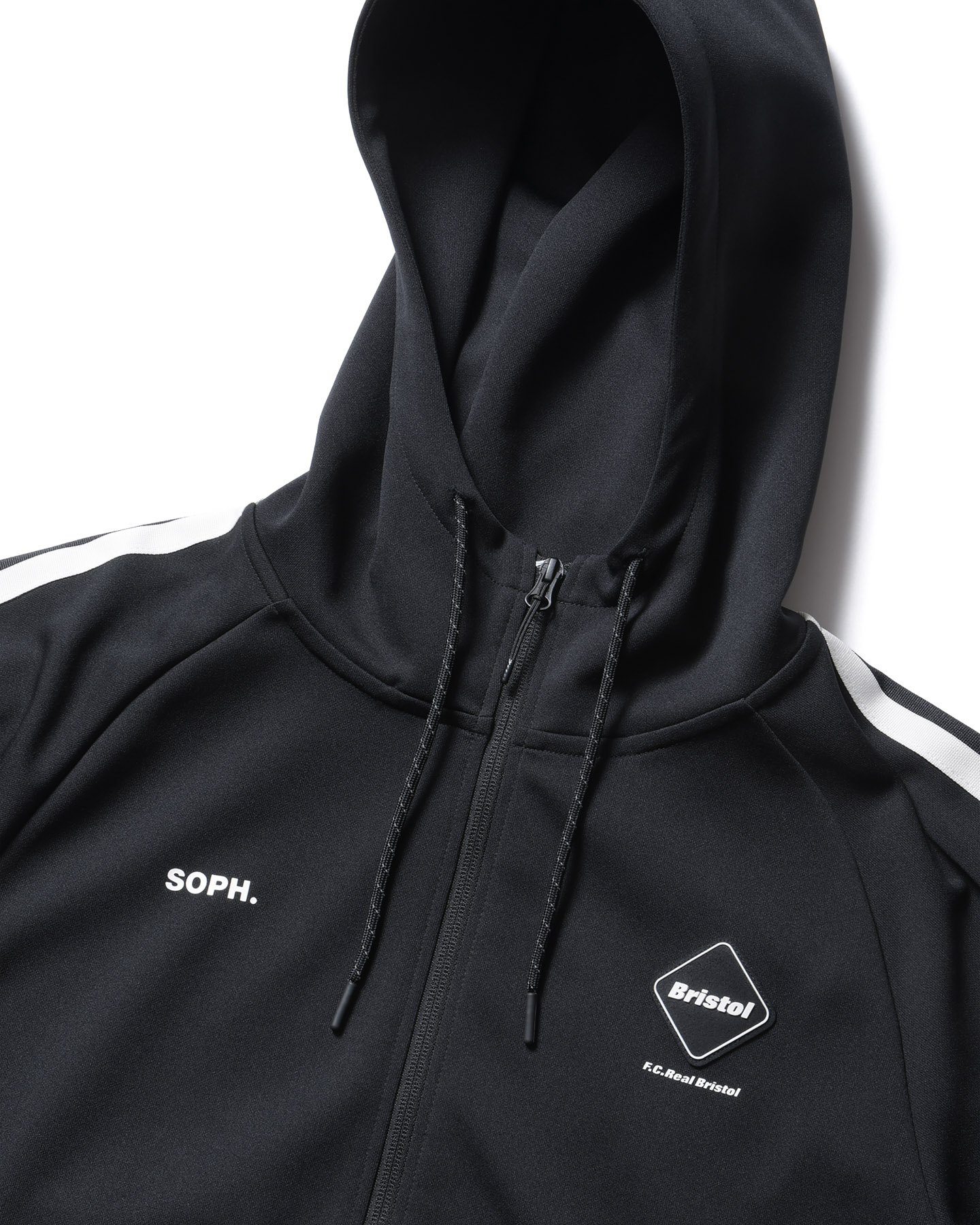 SOPH. | TRAINING TRACK ZIP-UP HOODIE(M BLACK):