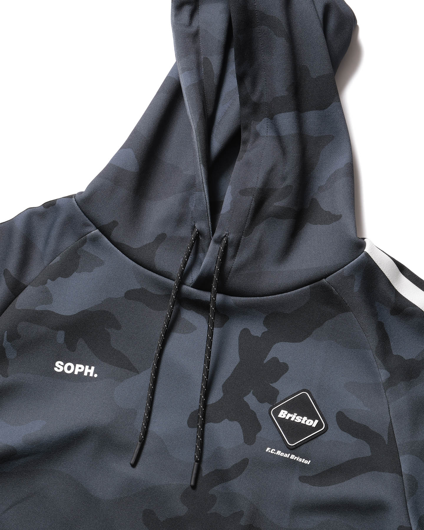 SOPH. | TRAINING TRACK PULLOVER HOODIE(M CAMOUFLAGE):