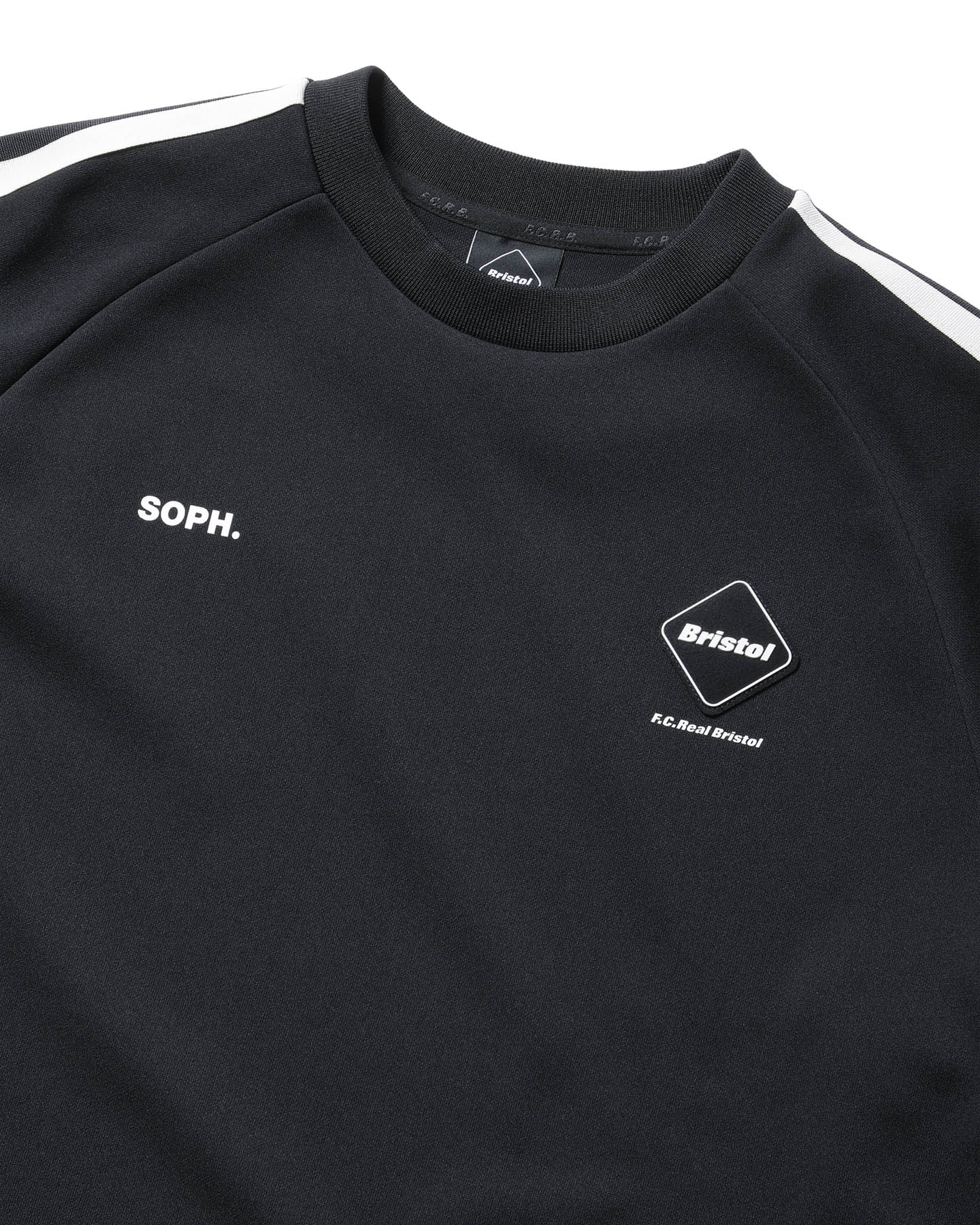 SOPH. | TRAINING TRACK CREWNECK TOP(M BLACK):