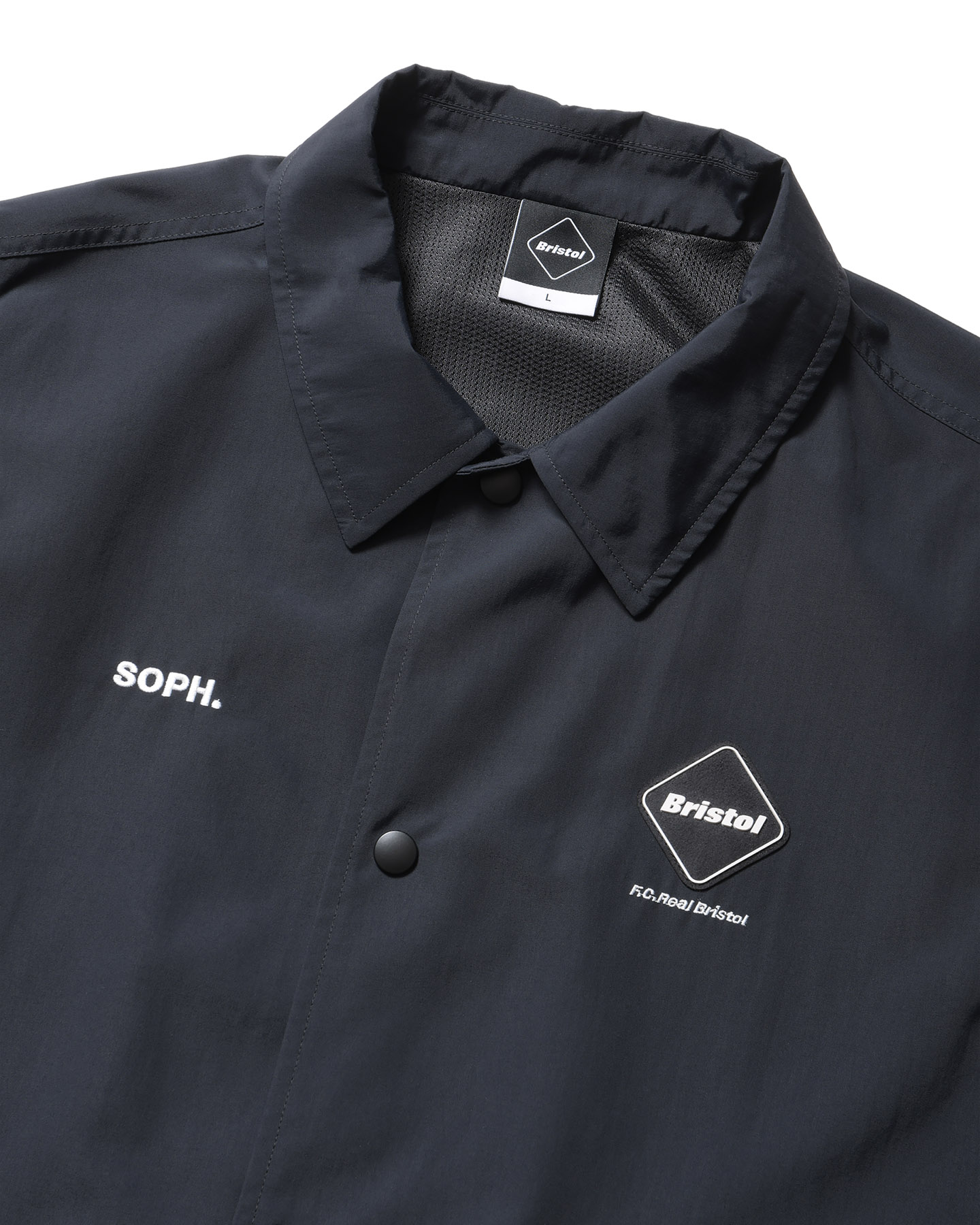 SOPH. | SUPPLEX NYLON COACH JACKET(M BLACK):