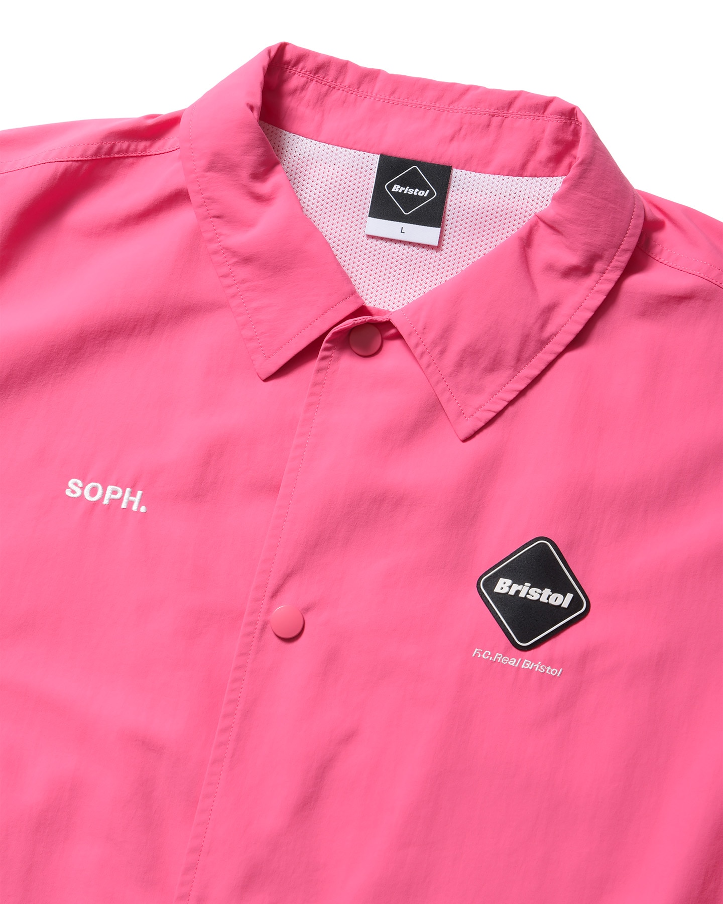 SOPH. | SUPPLEX NYLON COACH JACKET(M PINK):