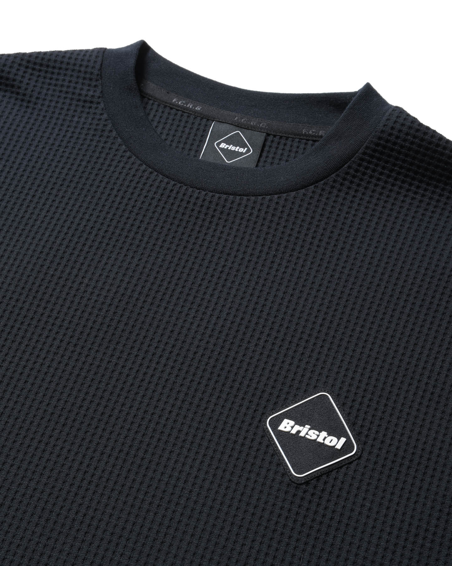 SOPH. | TECH WAFFLE LOUNGE S/S TOP(M BLACK):