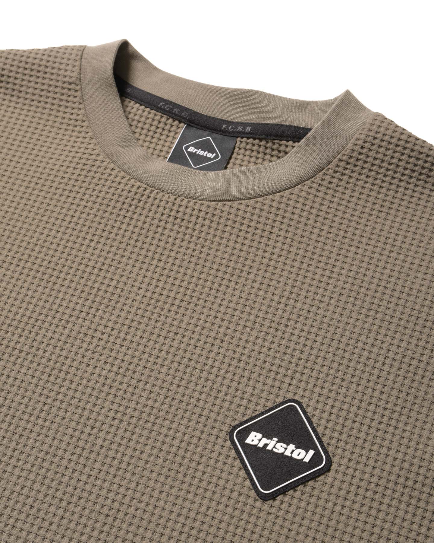 SOPH. | TECH WAFFLE LOUNGE S/S TOP(M GREIGE):