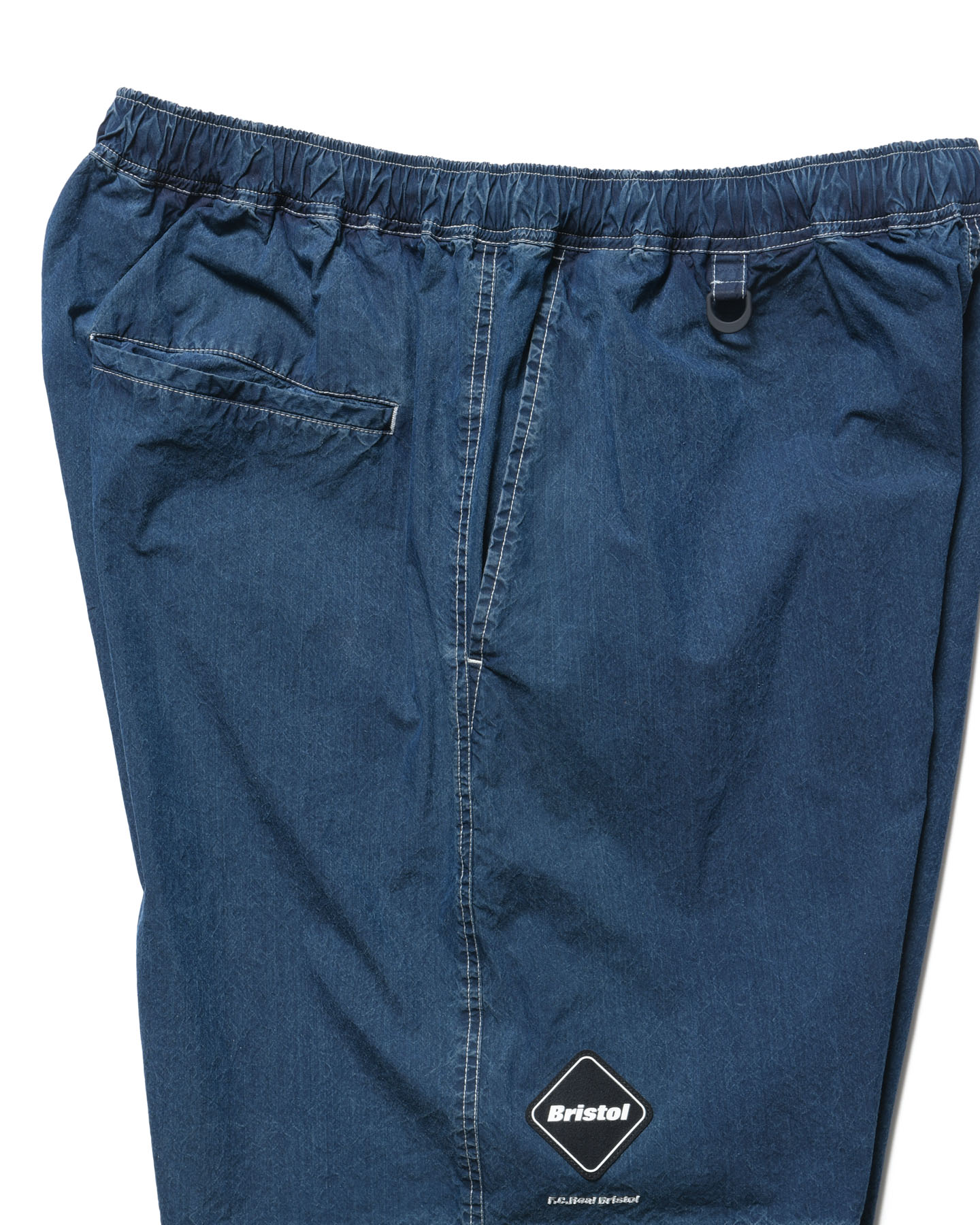 SOPH. | WASHED CRISP DENIM EASY SHORTS(M INDIGO):