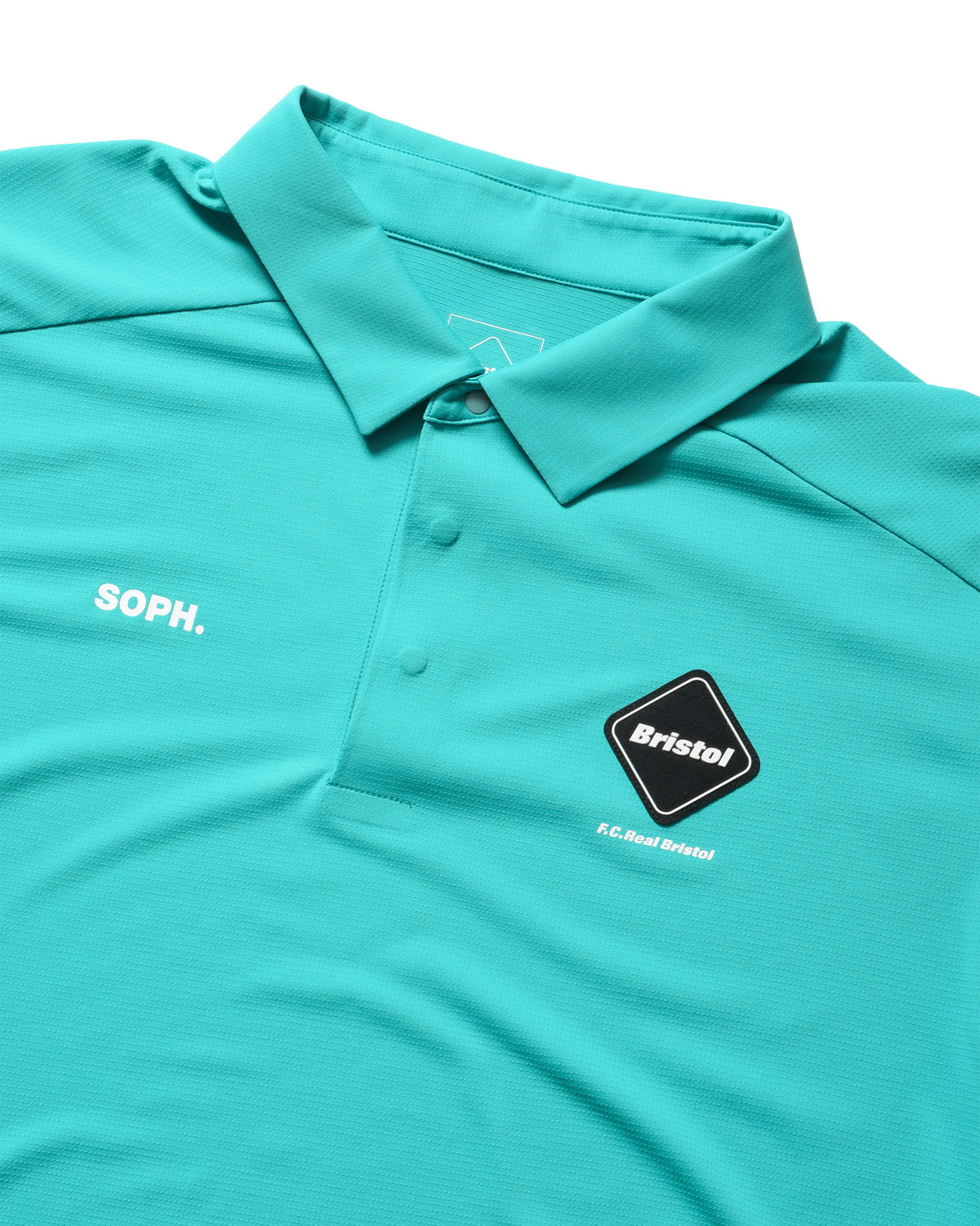 SOPH. | S/S TECH POLO(M TURQUOISE):