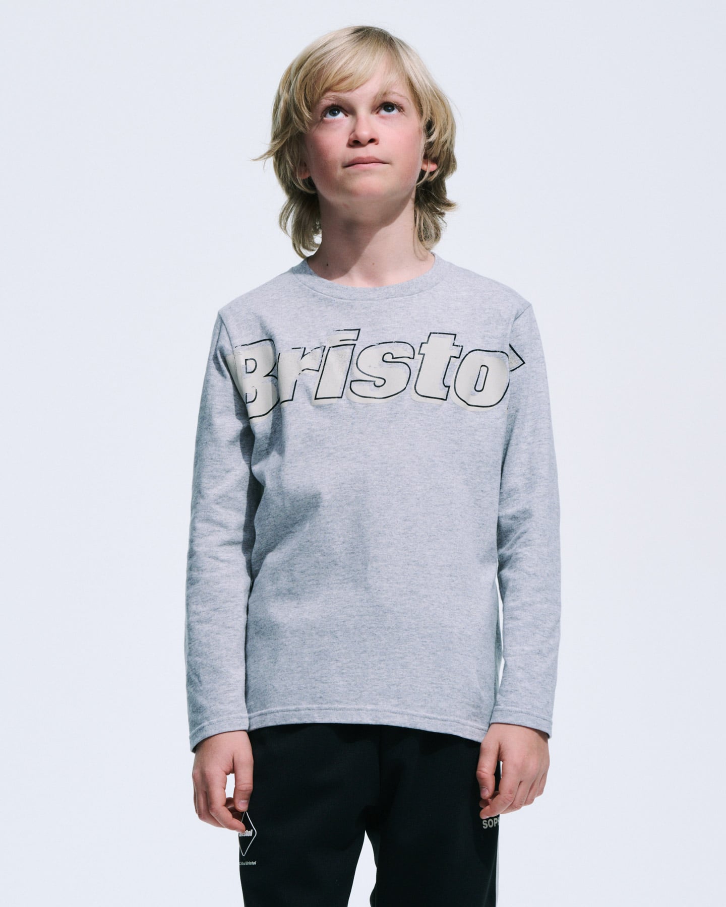 SOPH. | OVERLAY LOGO L/S TEE(M(130) BLACK):