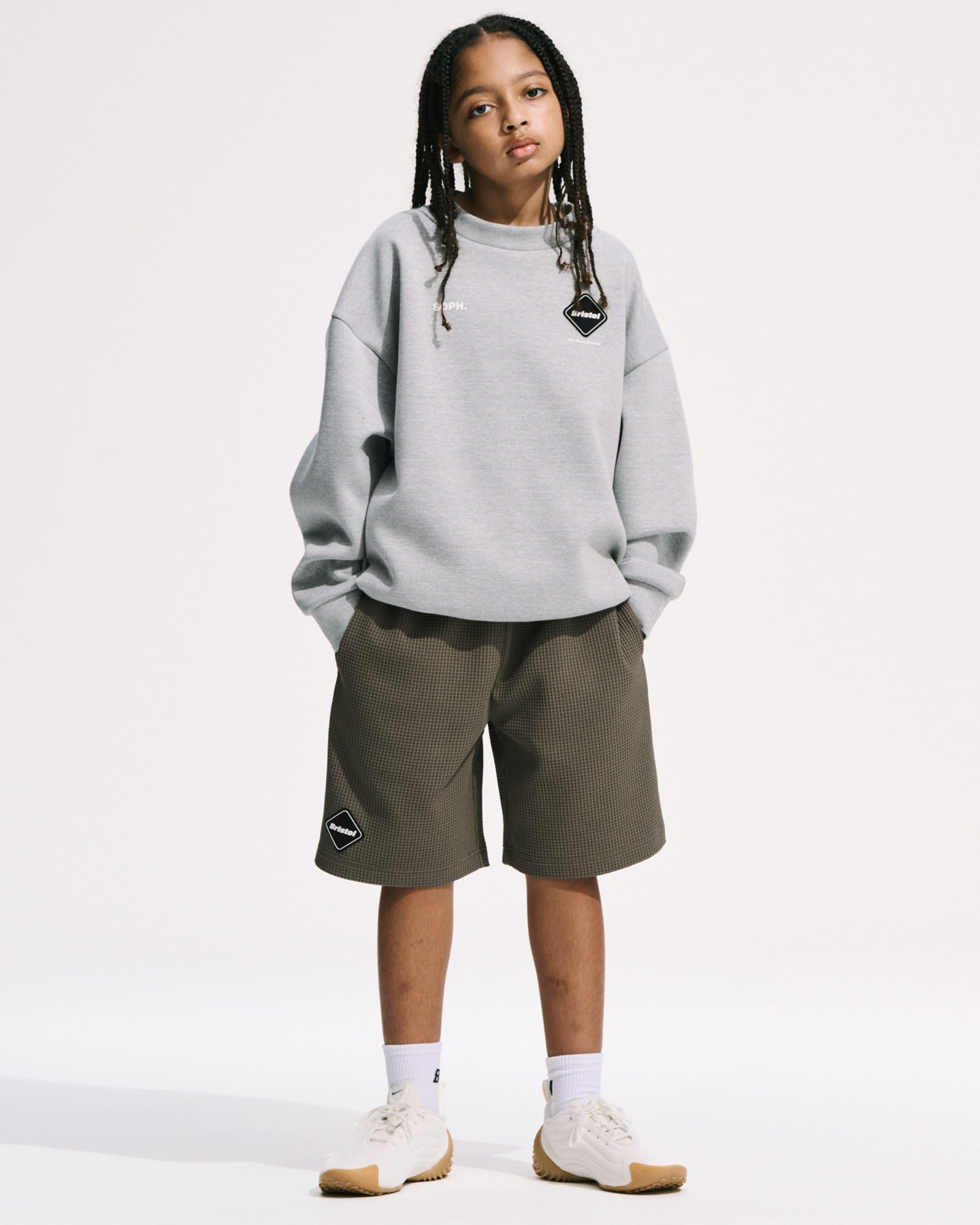 SOPH. | TECH SWEAT CREWNECK TOP(M(120-130) PINK):